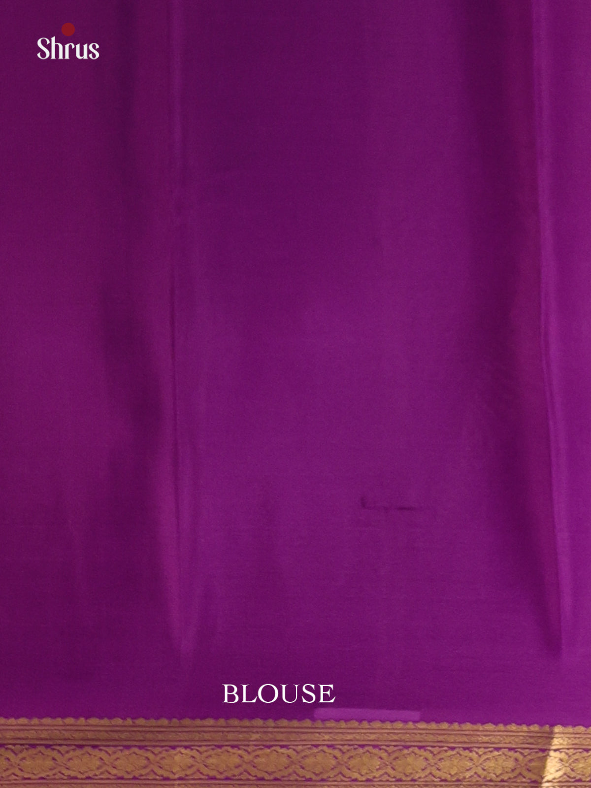 Green & Purple - Mysore Silk Saree - Shop on Shrus.com