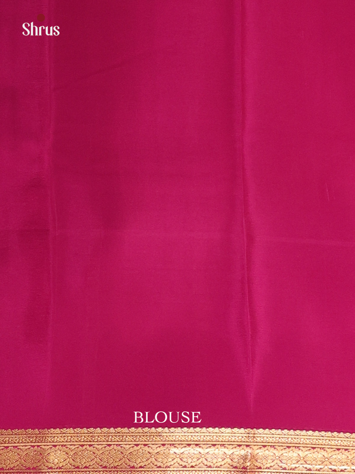 Pink & Purple - Mysore Silk Saree - Shop on Shrus.com