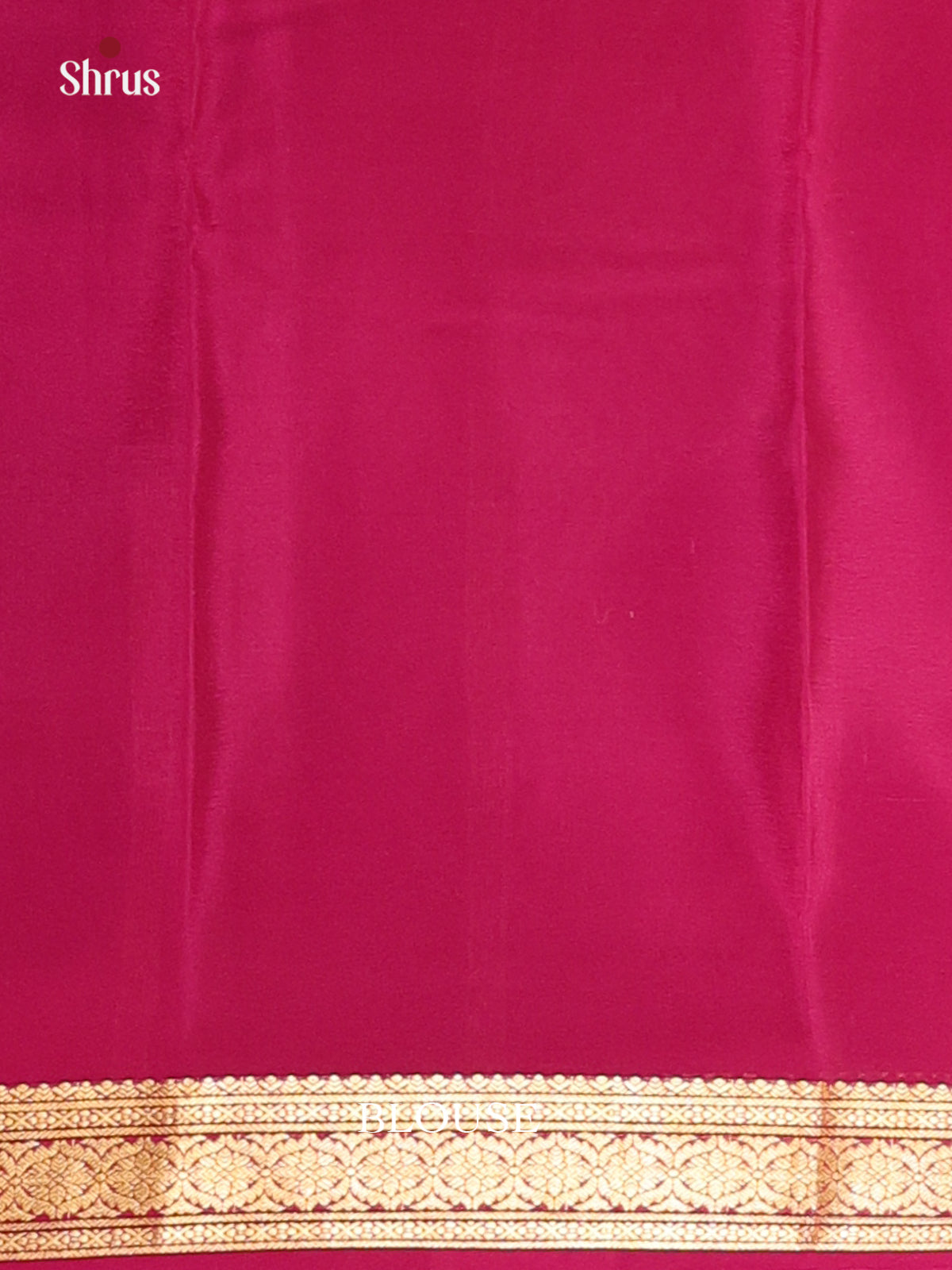 Pastel Green & Maroon - Mysore Silk Saree - Shop on Shrus.com