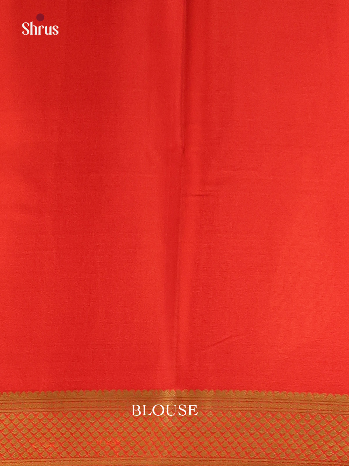 Red(Single Tone) - Mysore Silk Saree - Shop on Shrus.com