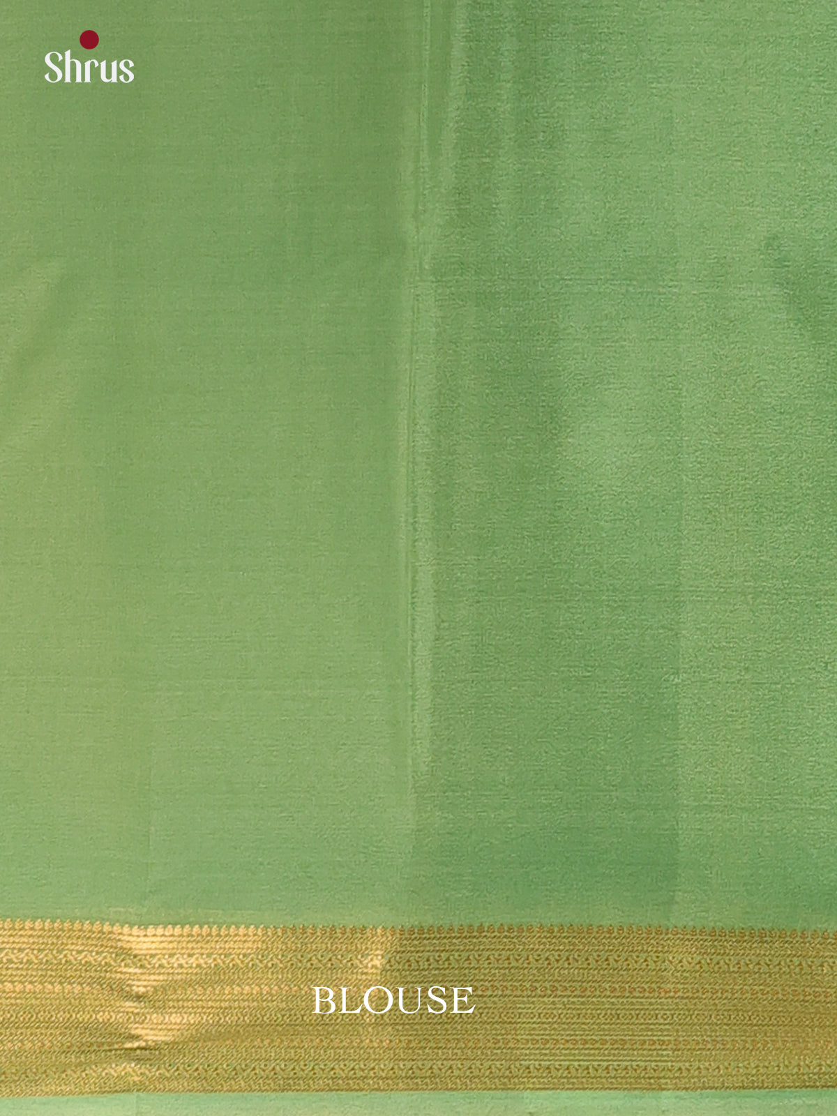 Lite Green & Green - Mysore Silk Saree - Shop on Shrus.com