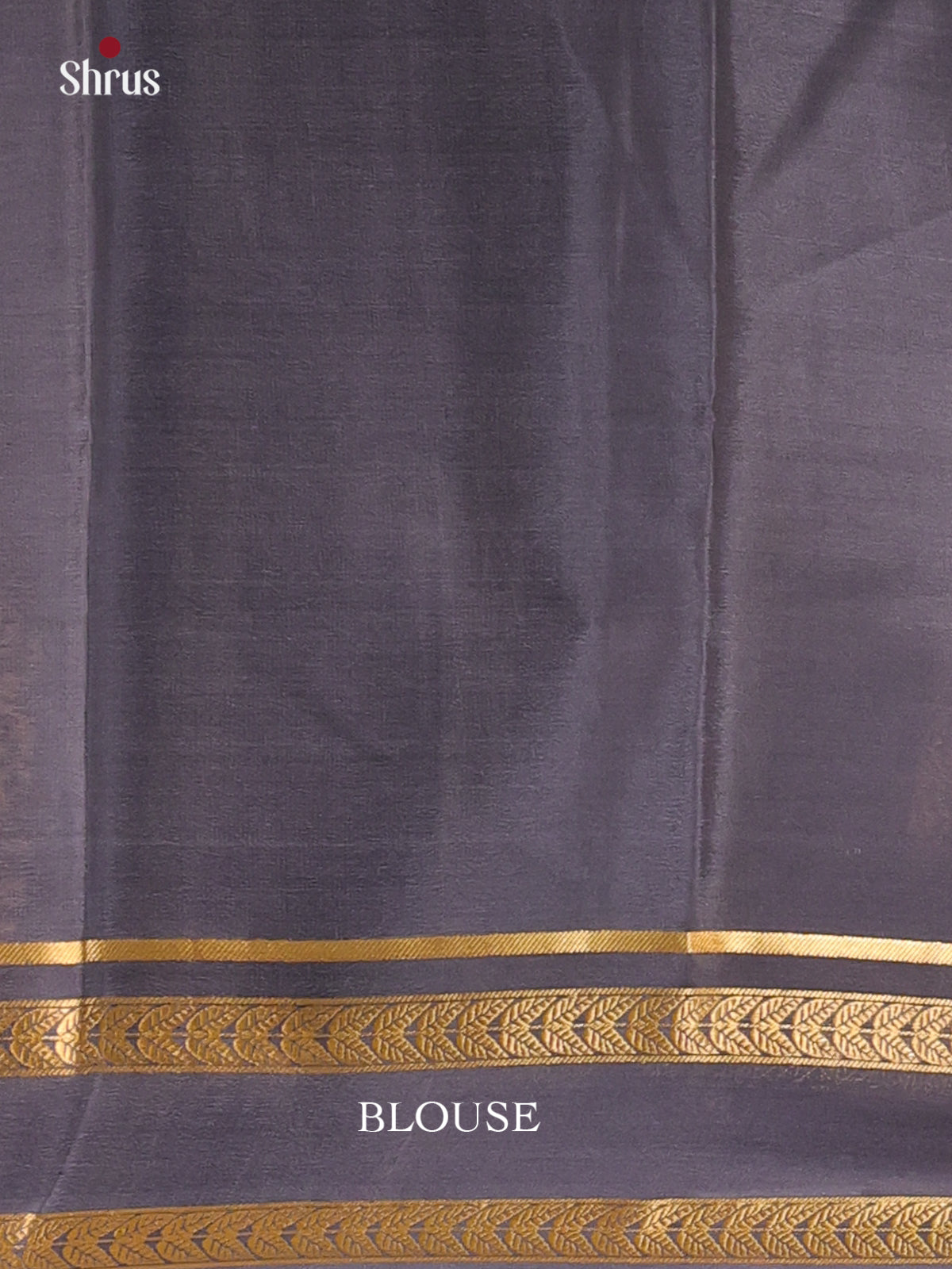 Pastel Blue & Grey- Mysore Silk Saree - Shop on Shrus.com