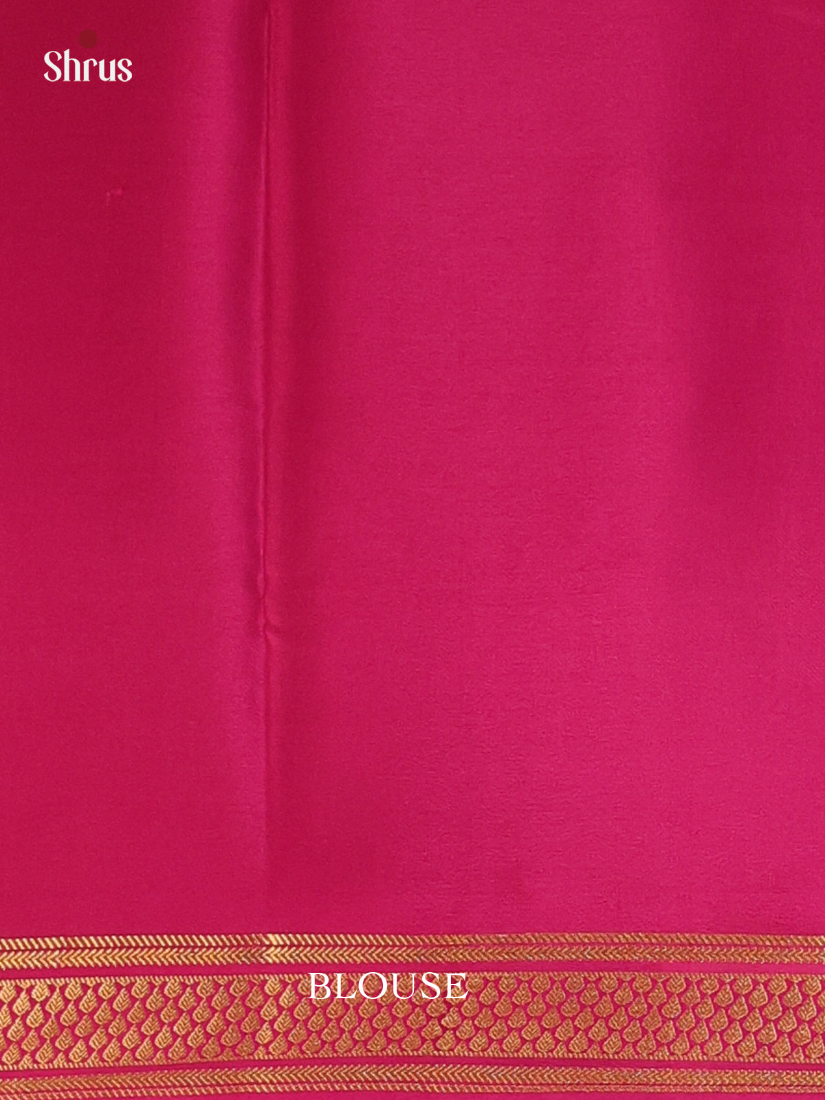 Pink & Majenta - Mysore Silk Saree - Shop on Shrus.com