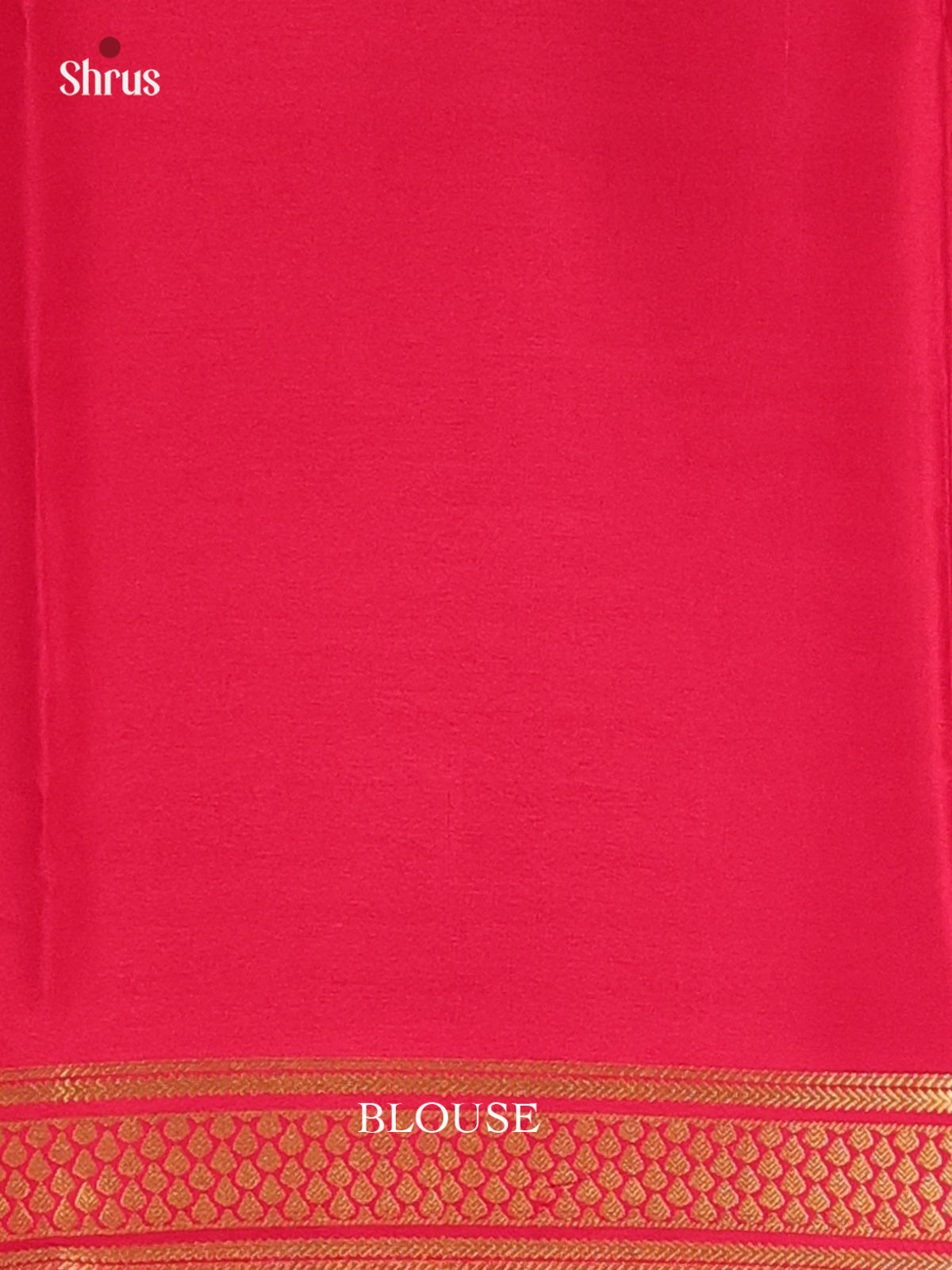 Yellow & Red - Mysore Silk Saree - Shop on Shrus.com