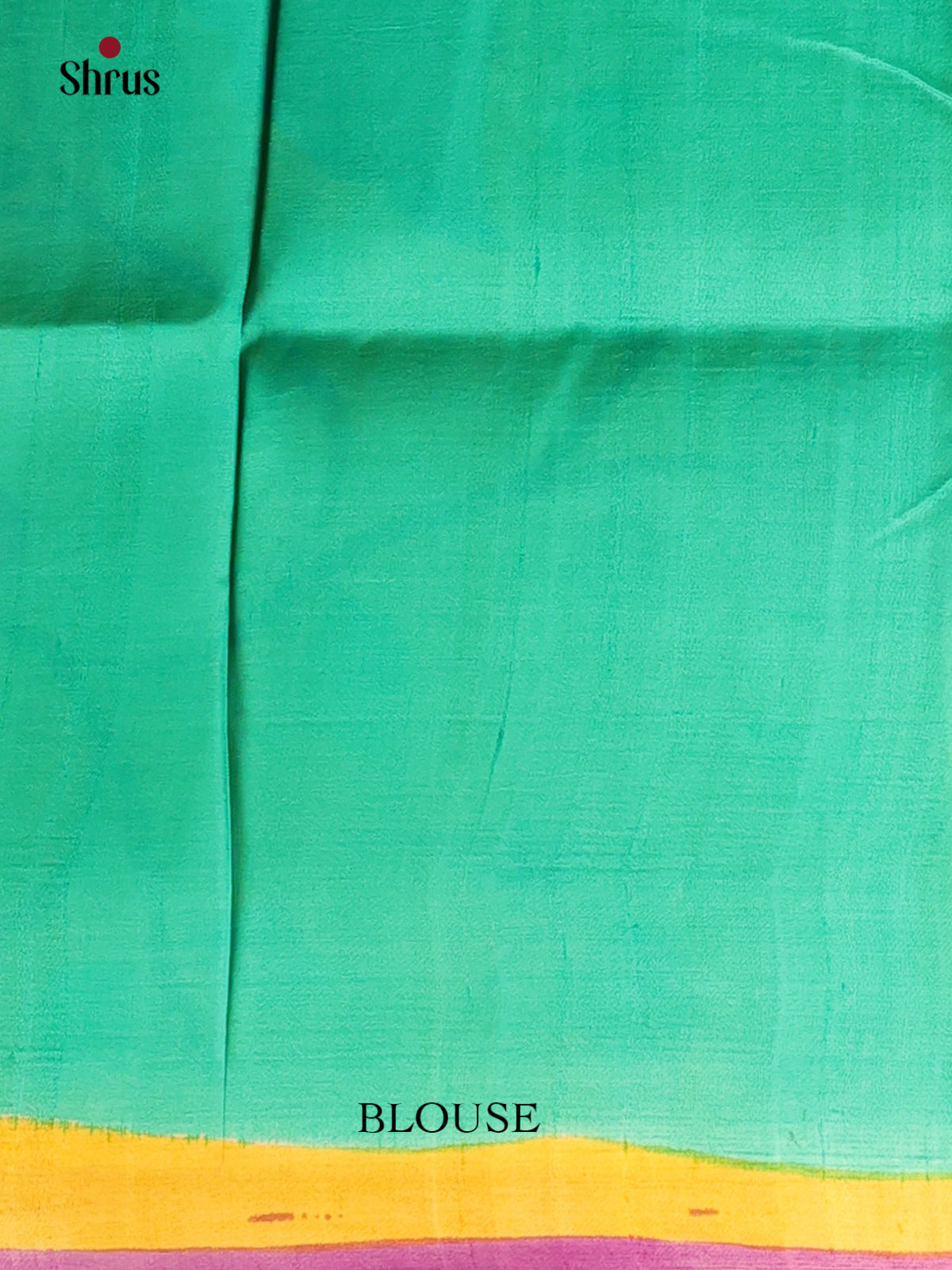 Green & Yellow - Murshidabad Silk Saree-2