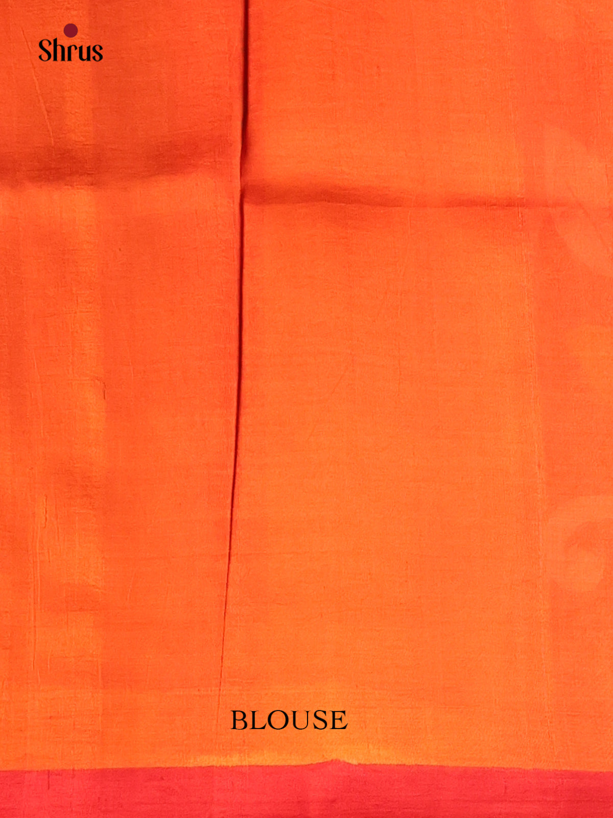 Green & Orange - Murshidabad Silk Saree-2