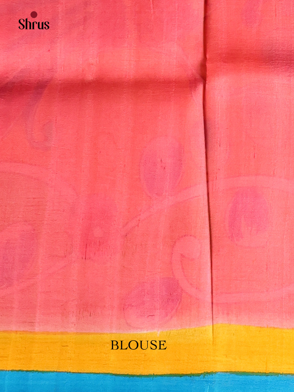 Pink & Yellow- Murshidabad Silk Saree-2