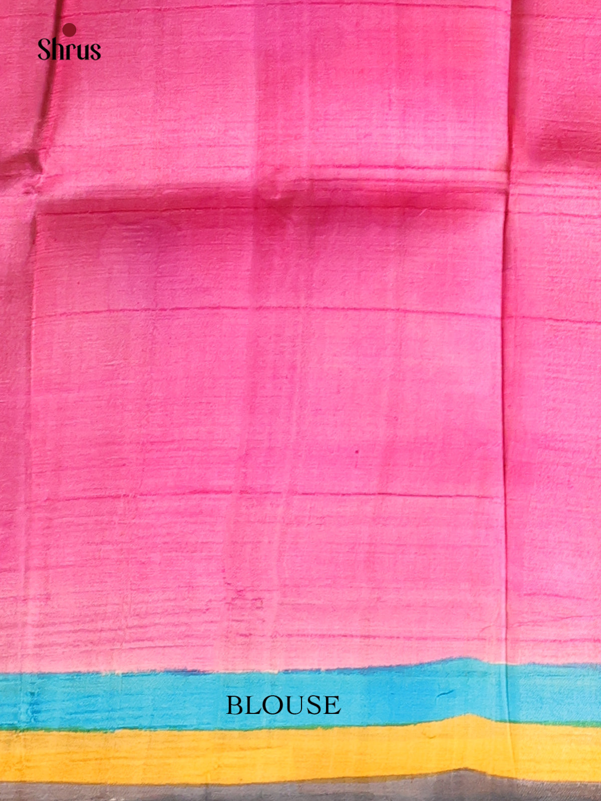 Pink & Green- Murshidabad Silk Saree-2