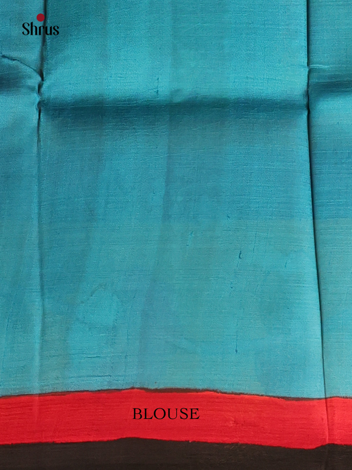 Blue & Yellow - Murshidabad Silk Saree - Shop on Shrus.com