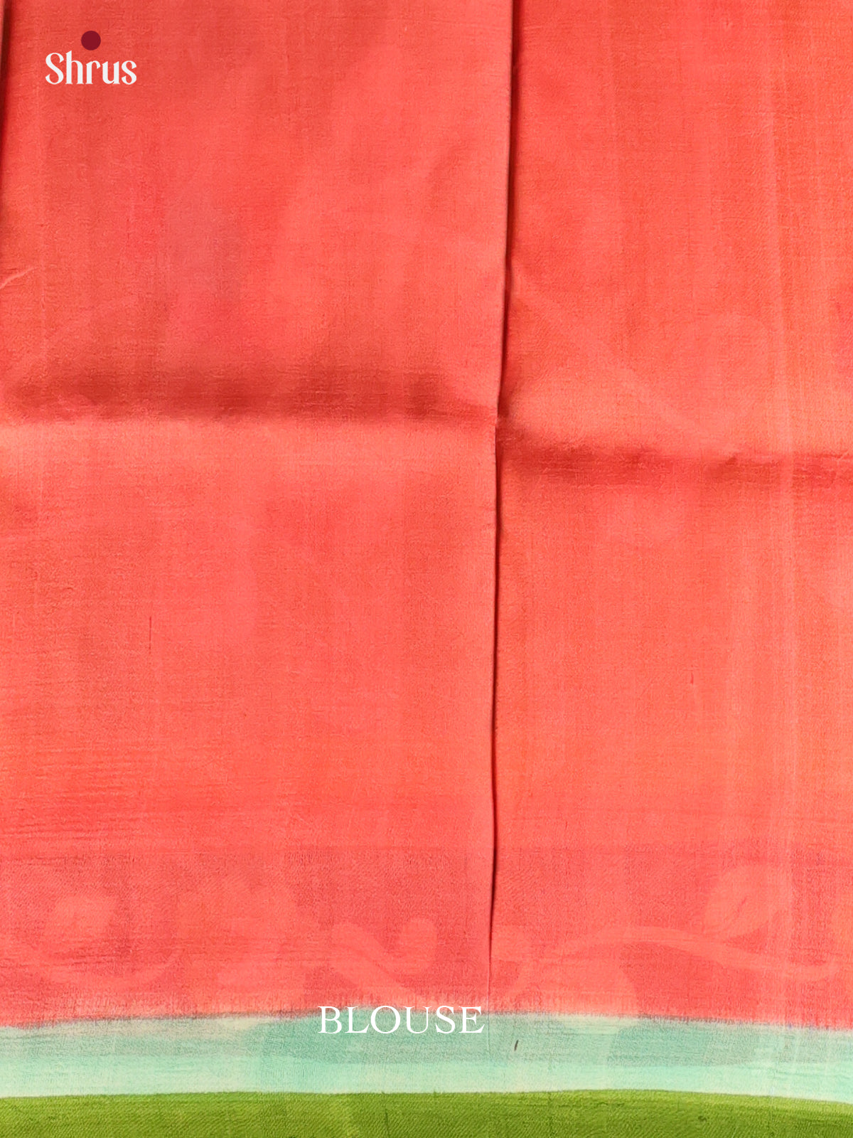 Red & Green - Murshidabad Silk Saree - Shop on Shrus.com