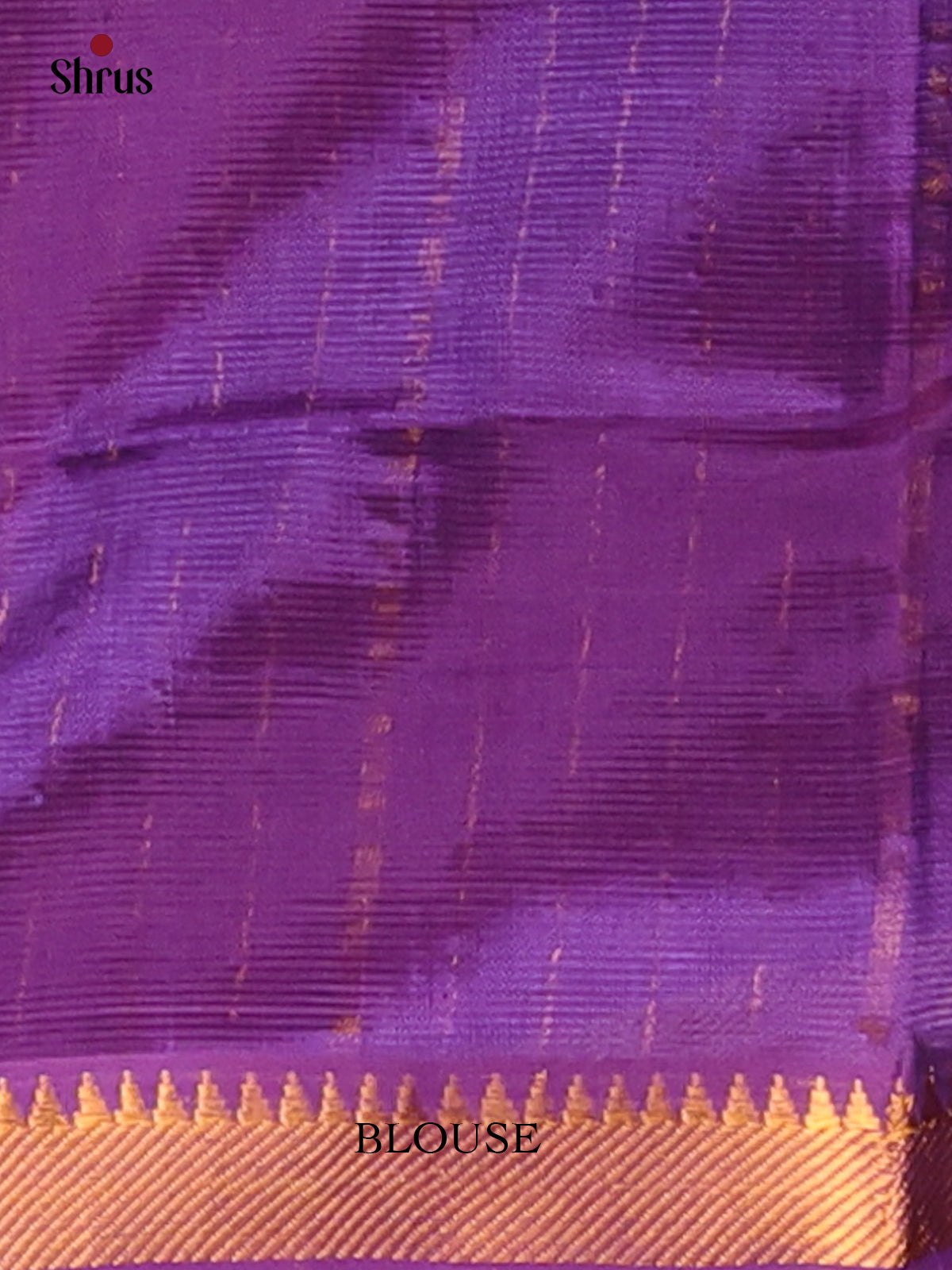 Violet(Single Tone) - Mangalagiri silkcotton Saree - Shop on Shrus.com