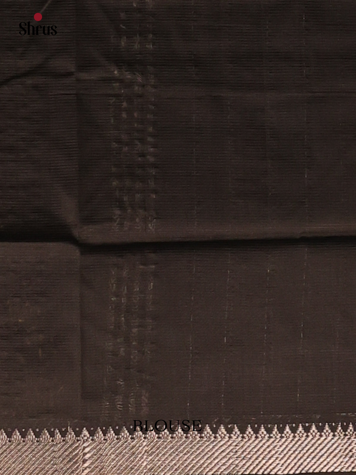 Black(single Tone) - Mangalagiri silkcotton Saree - Shop on Shrus.com