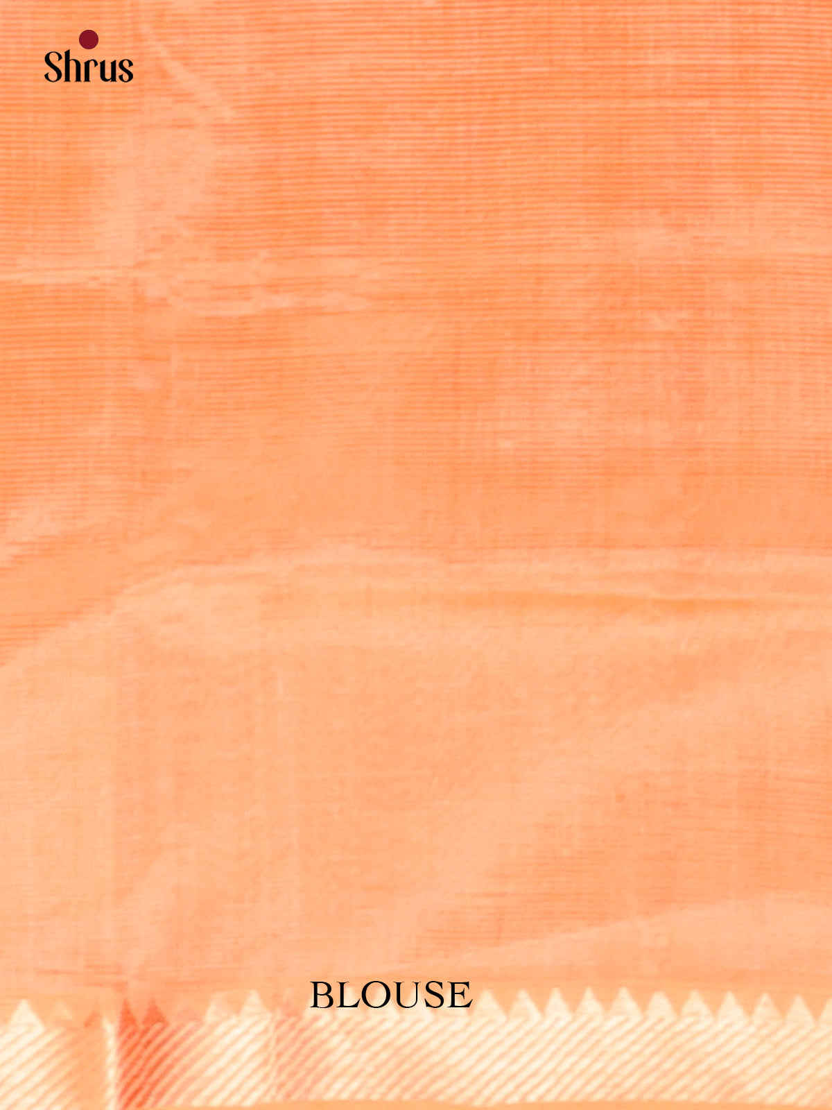 Peach(Single Tone) - Mangalagiri silkcotton Saree - Shop on Shrus.com