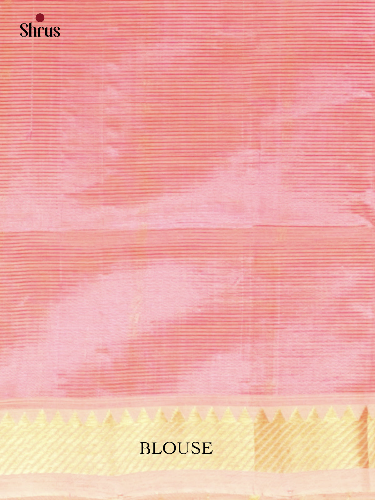 Pink(Single tone)- Mangalagiri silkcotton Saree - Shop on Shrus.com