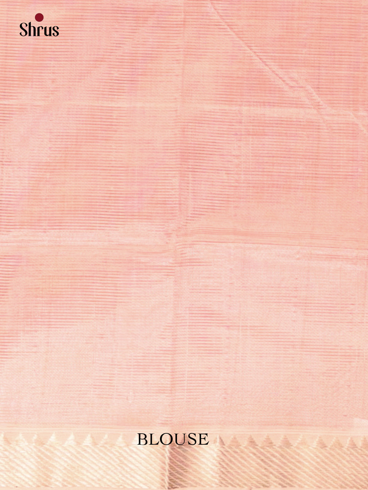 Baby Pink(Single Tone) - Mangalagiri silkcotton Saree - Shop on Shrus.com