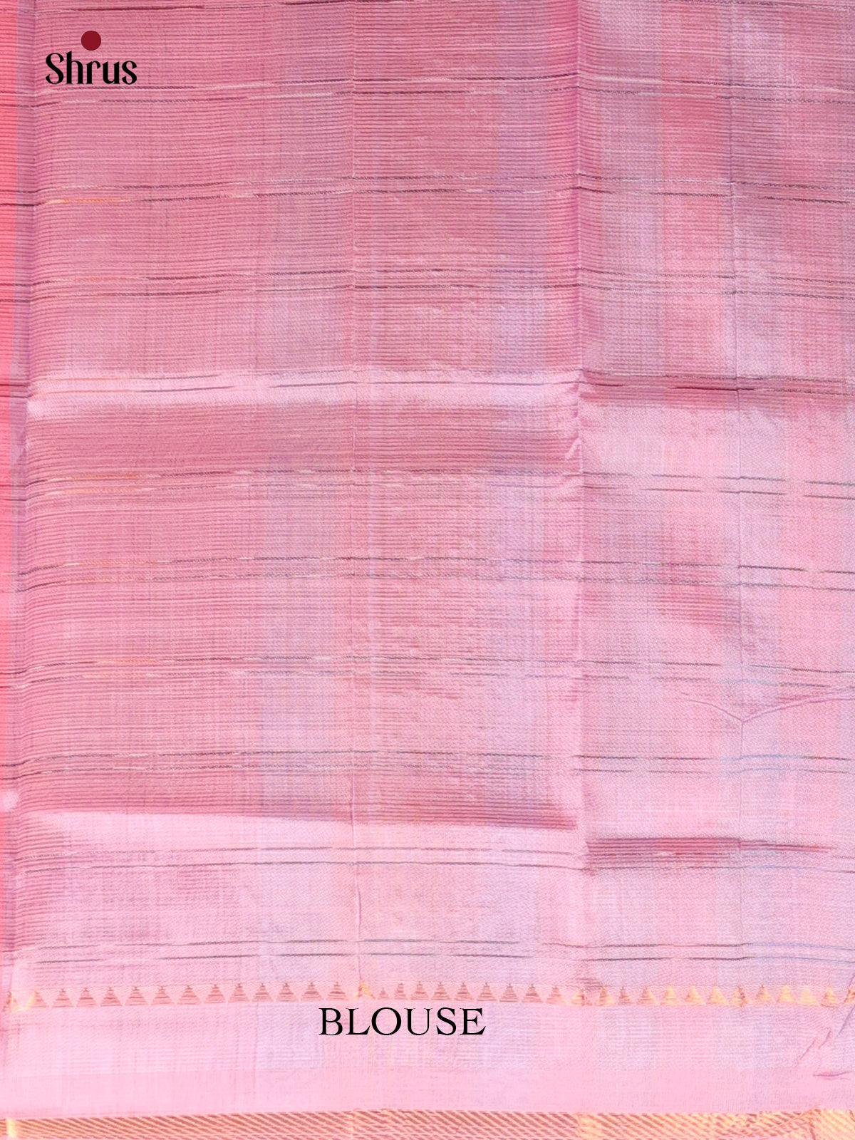 Pink - Mangalagiri silkcotton Saree - Shop on Shrus.com