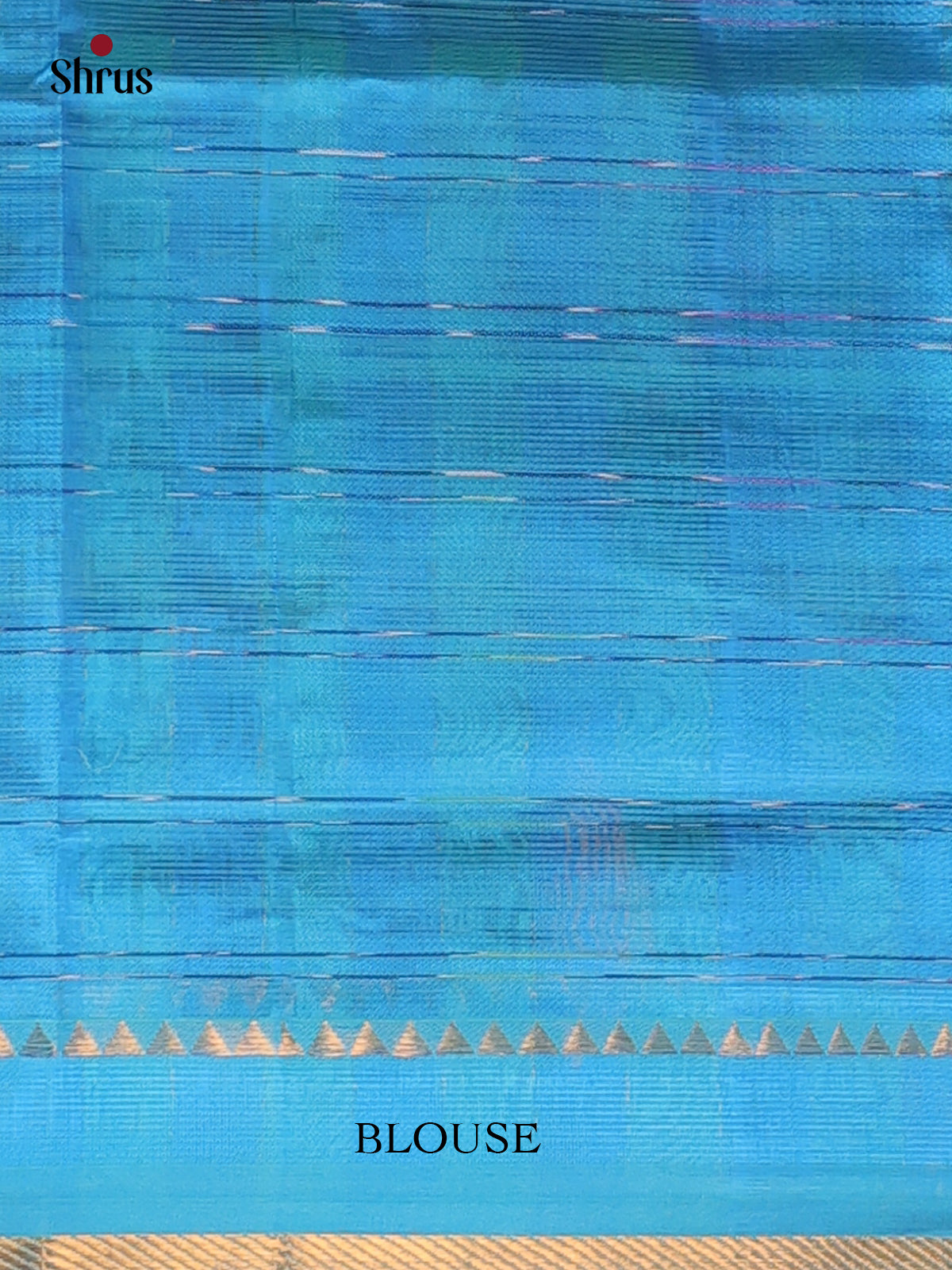 Green & Blue - Mangalagiri silkcotton Saree - Shop on Shrus.com