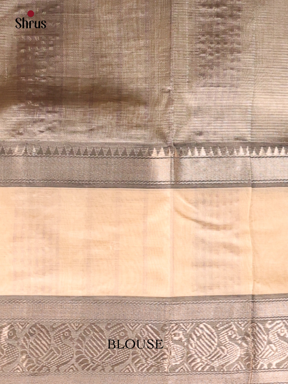 Violet & Grey - Mangalagiri silkcotton Saree - Shop on Shrus.com