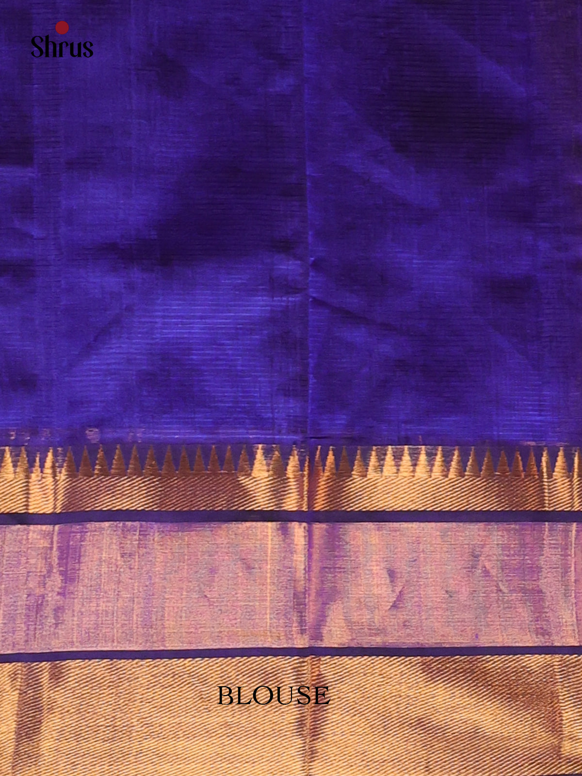 MS Blue(single Tone) - Mangalagiri silkcotton Saree - Shop on Shrus.com