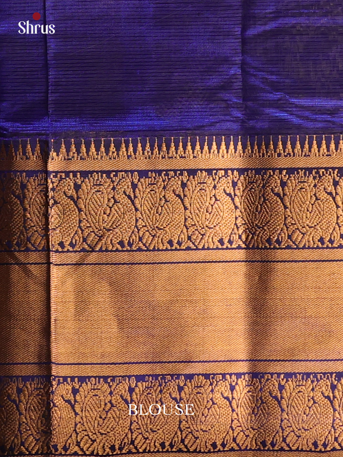 MS Blue(single Tone)- Mangalagiri silkcotton Saree - Shop on Shrus.com