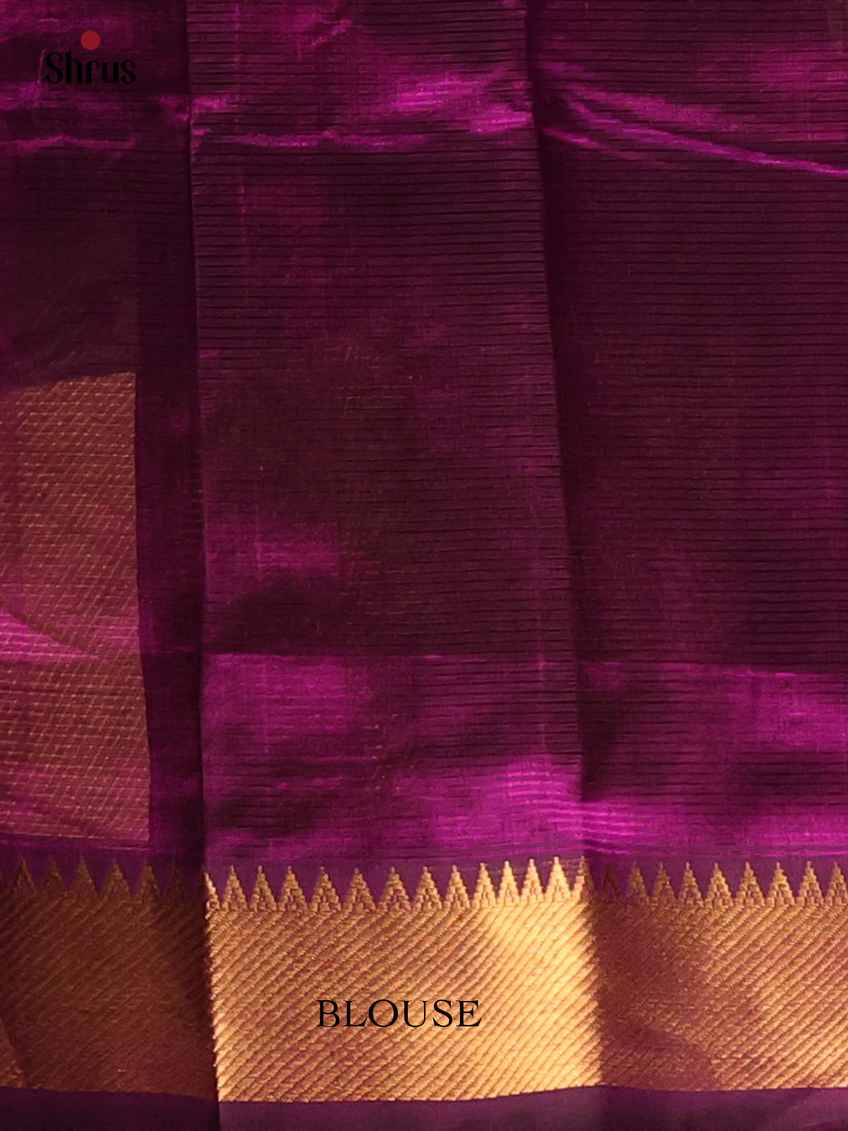Violet(Single Tone) - Mangalagiri silkcotton Saree - Shop on Shrus.com