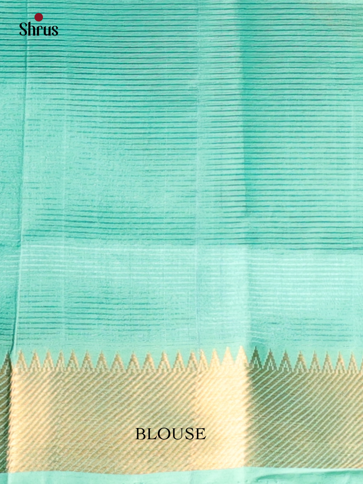 Teal Blue(Single Tone) - Mangalagiri silkcotton Saree - Shop on Shrus.com