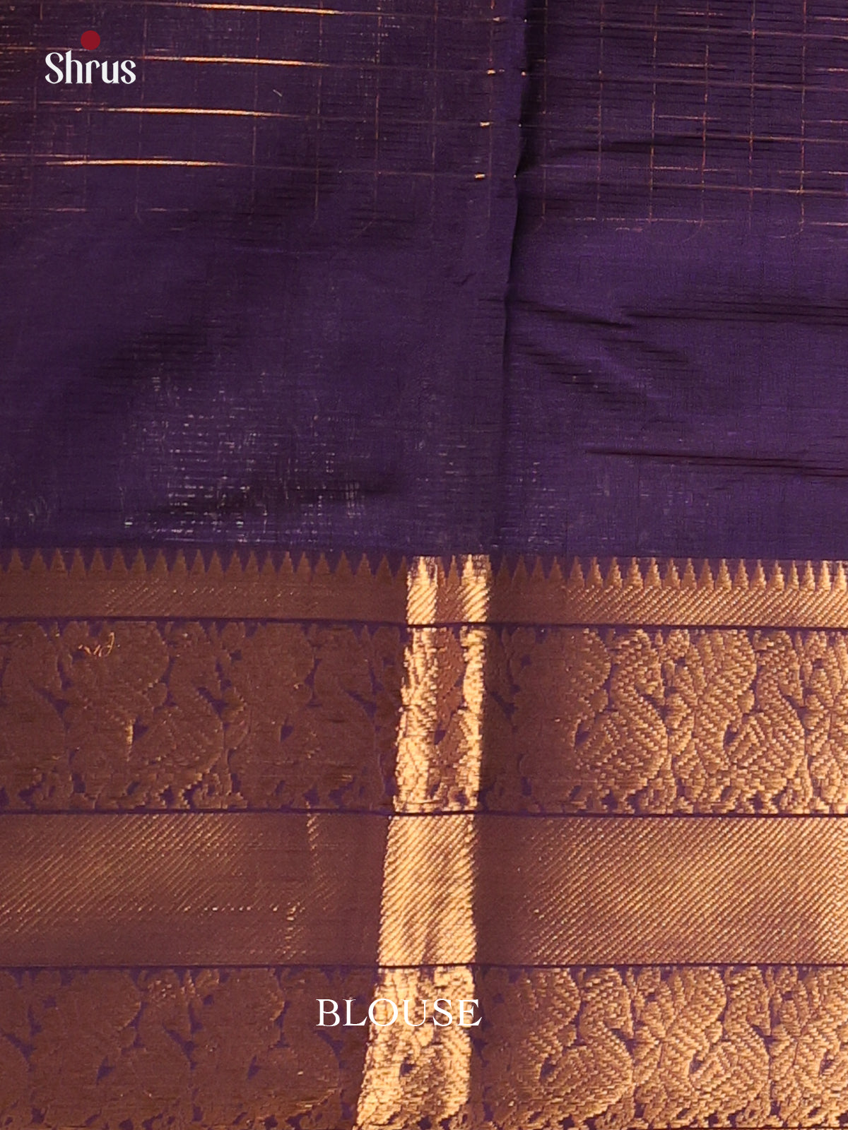 Violet(Single Tone) - Mangalagiri silkcotton Saree - Shop on Shrus.com