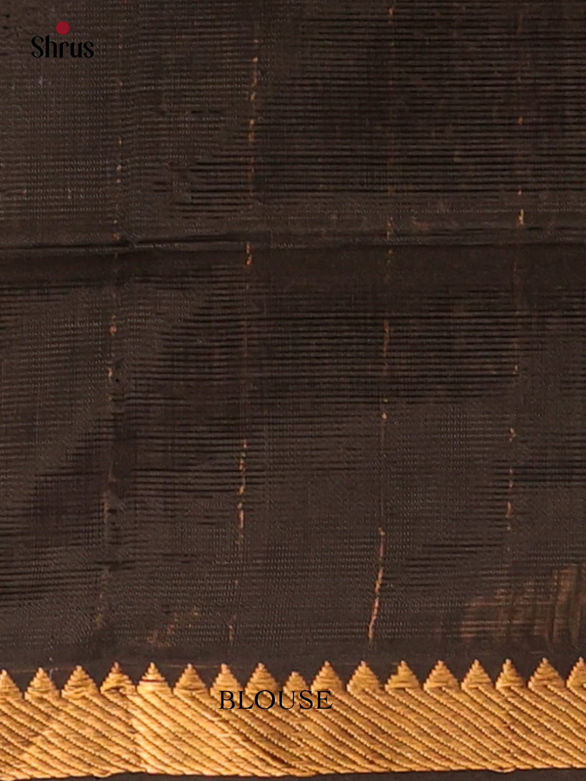 Black(Single Tone) - Mangalagiri silkcotton Saree - Shop on Shrus.com