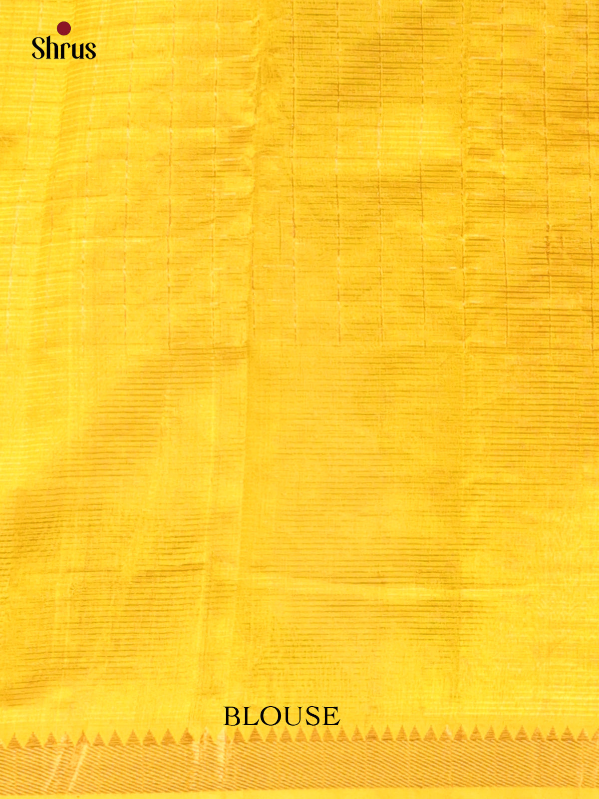 Yellow(Single Tone) - Mangalagiri silkcotton Saree - Shop on Shrus.com