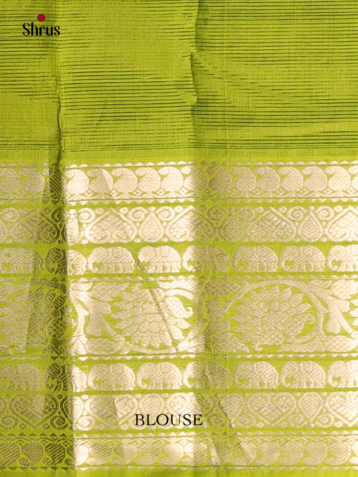Exquisite Green & Black Mangalagiri Silk Cotton Saree with Silver Zari Brocade Pallu -1
