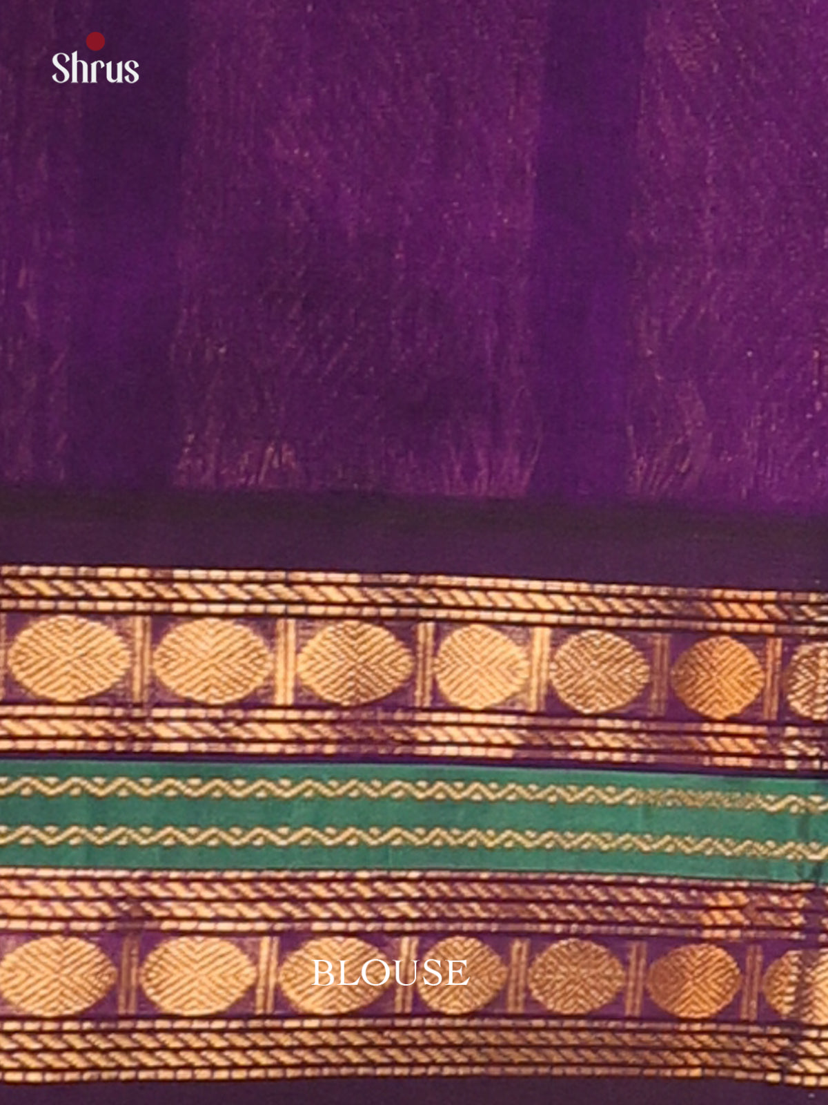 Lavender & Violet - Silk Cotton Saree - Shop on Shrus.com