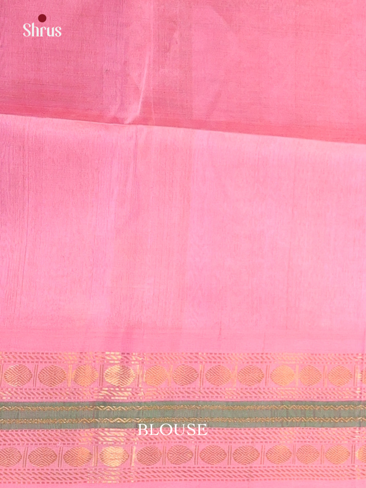 Green & Pink - Silk Cotton Saree - Shop on Shrus.com