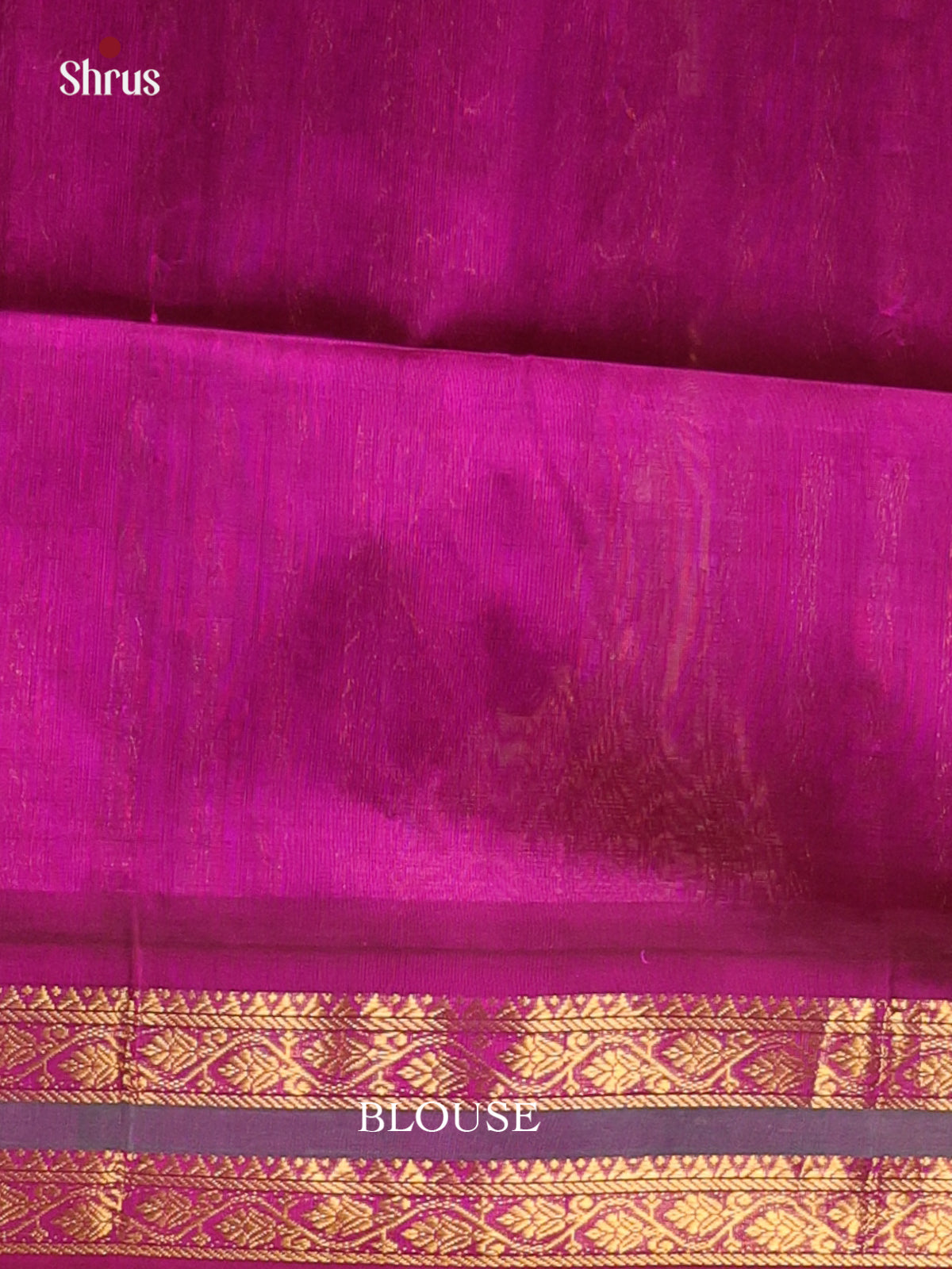 Orange & Purple - Silk Cotton Saree - Shop on Shrus.com