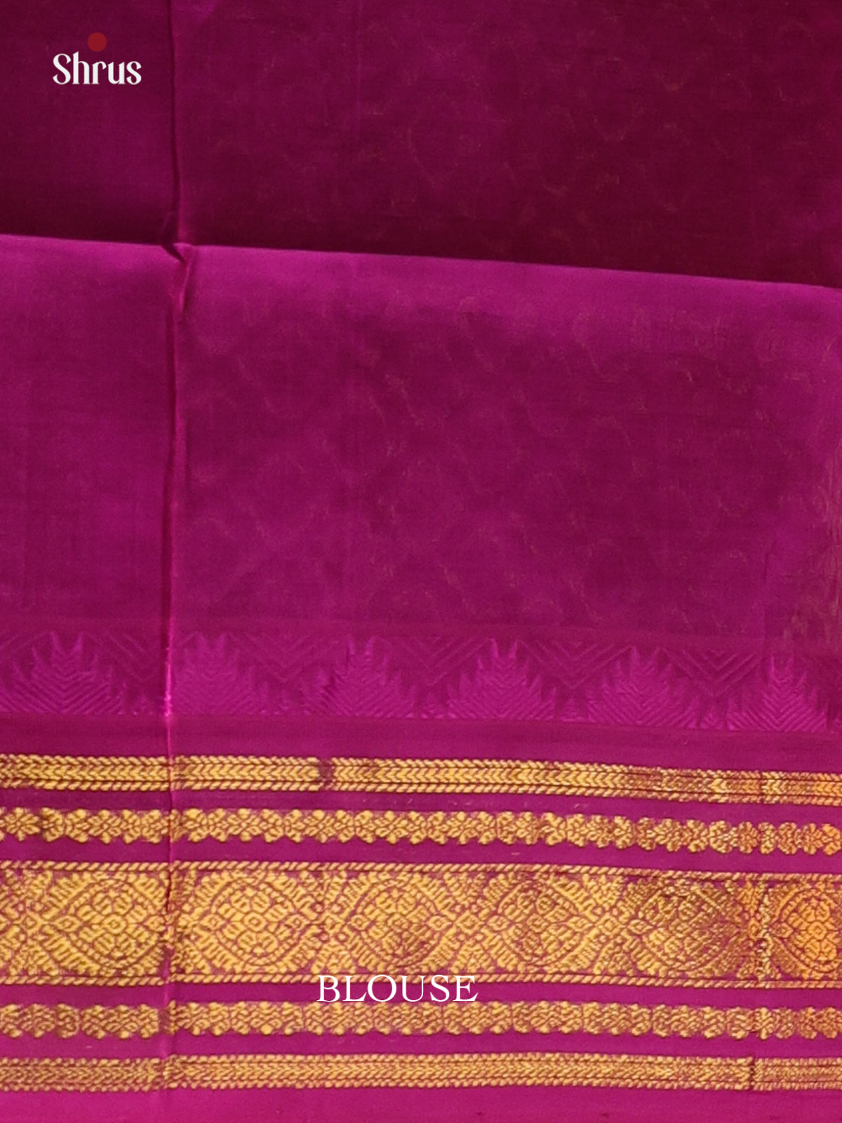 Teal Silk Cotton Saree With Golden Zari Stripes And Buttas And Contrast Purple Zari Border - Shop on Shrus.com