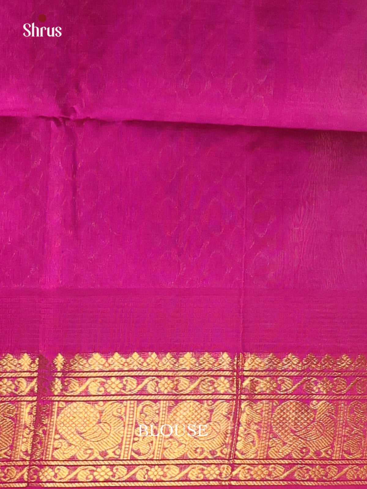 Teal & Purple- Silk Cotton Saree - Shop on Shrus.com