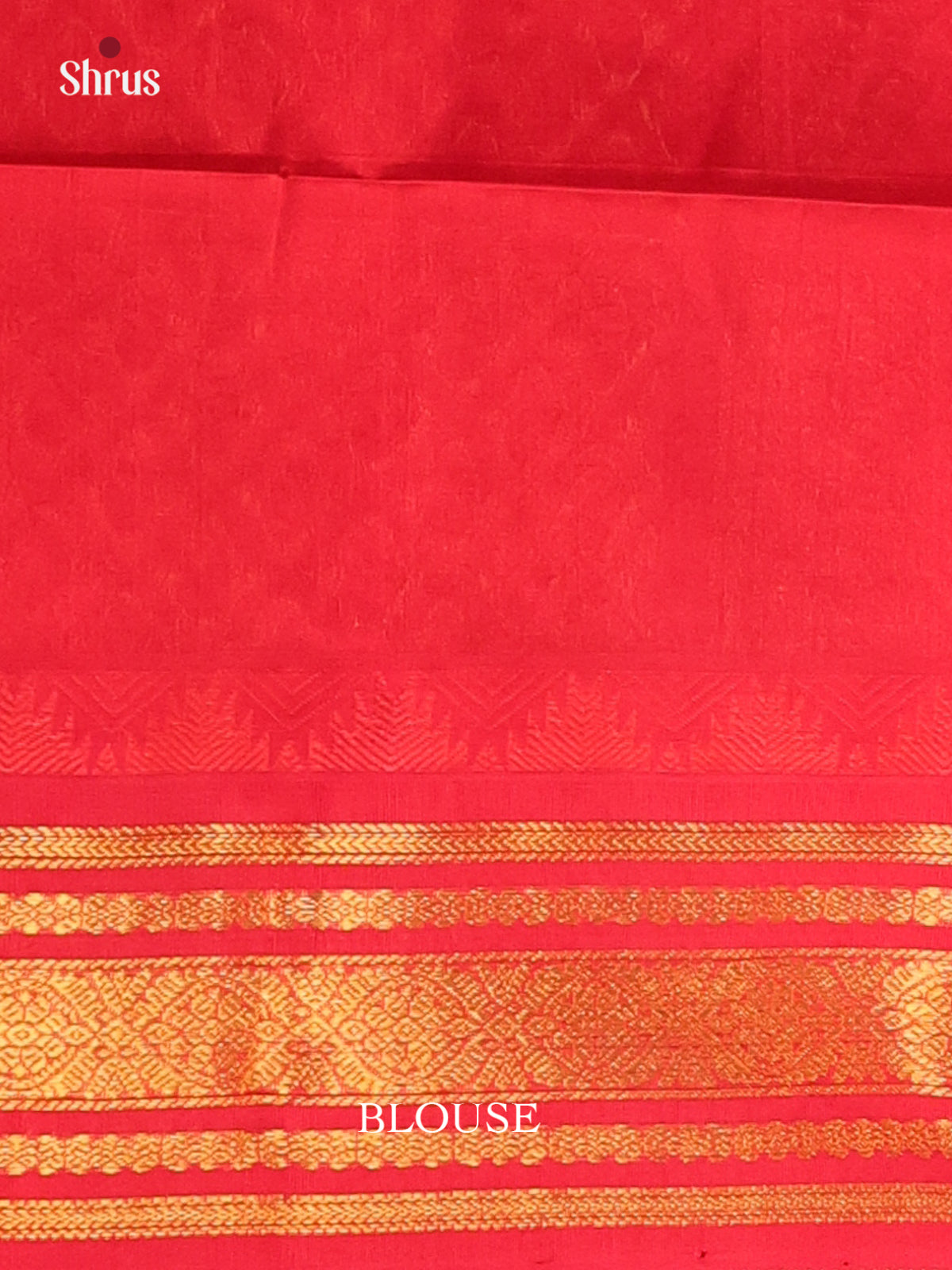 Saree 2 Violet & Red- Silk Cotton Saree - Shop on Shrus.com