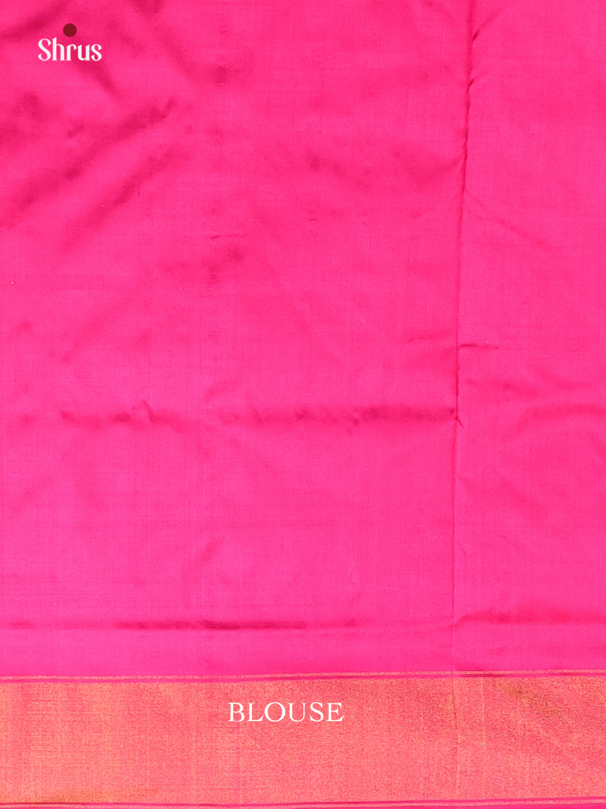 Pink(Single Tone) - Ikkat Silk Saree-1