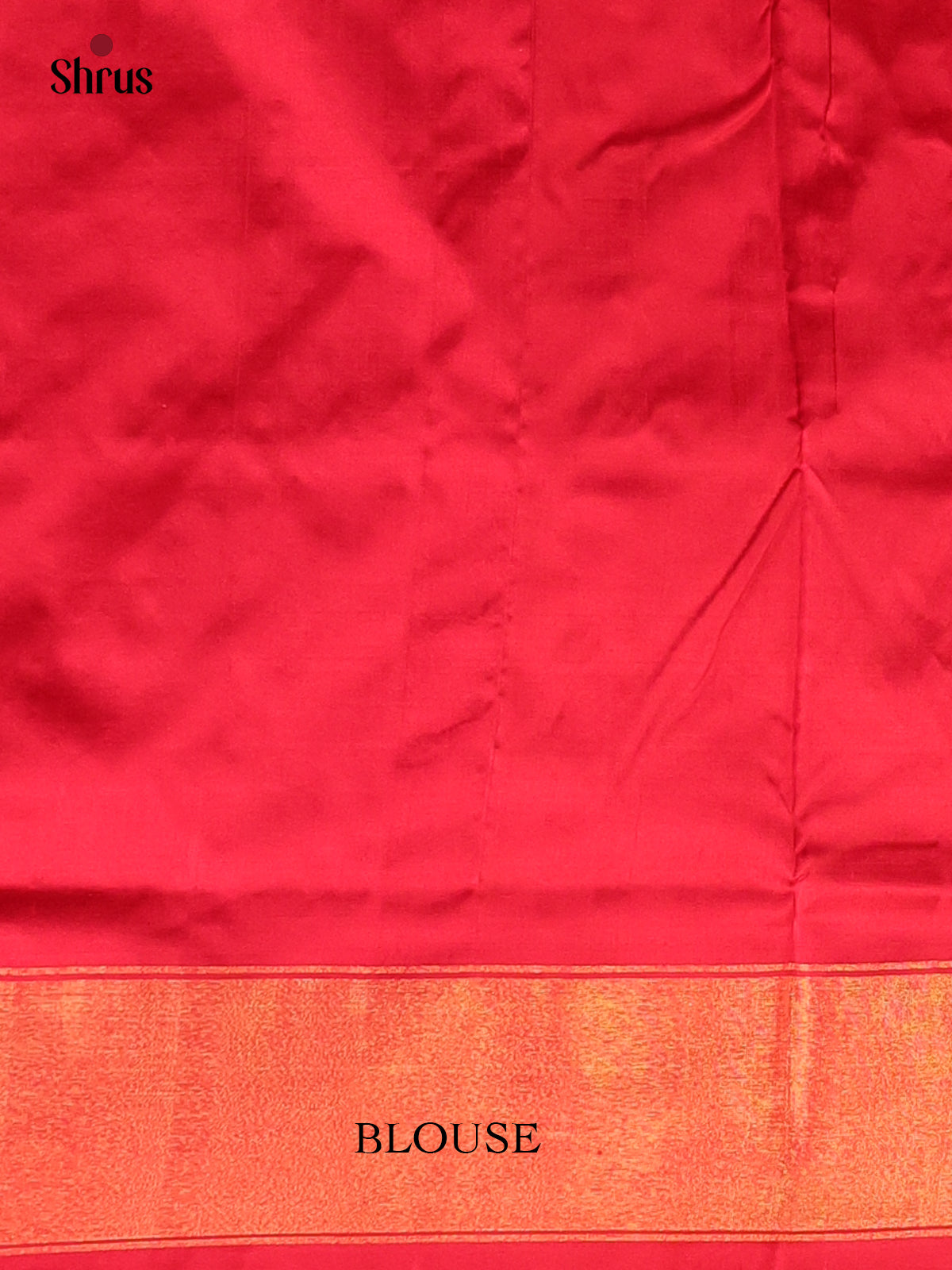 Cream & Red - Ikkat Silk - Shop on Shrus.com