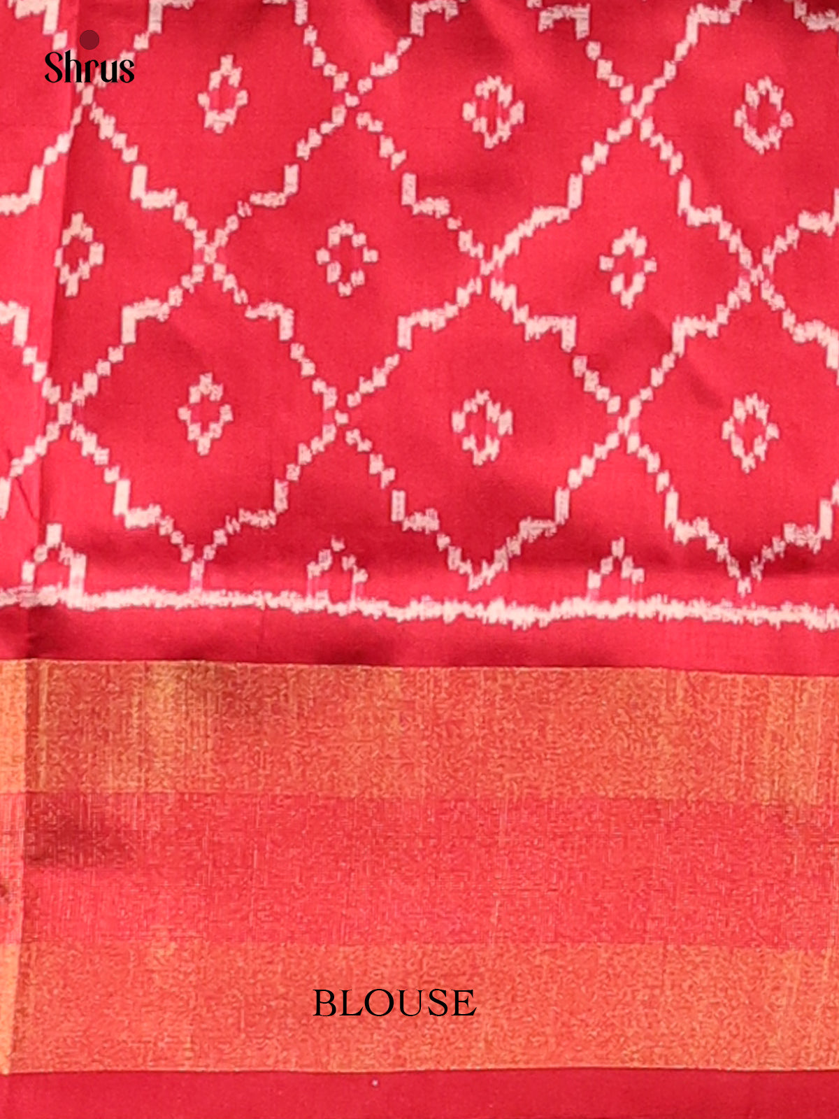 Multicolor & Maroon - Ikkat Silk Saree -1