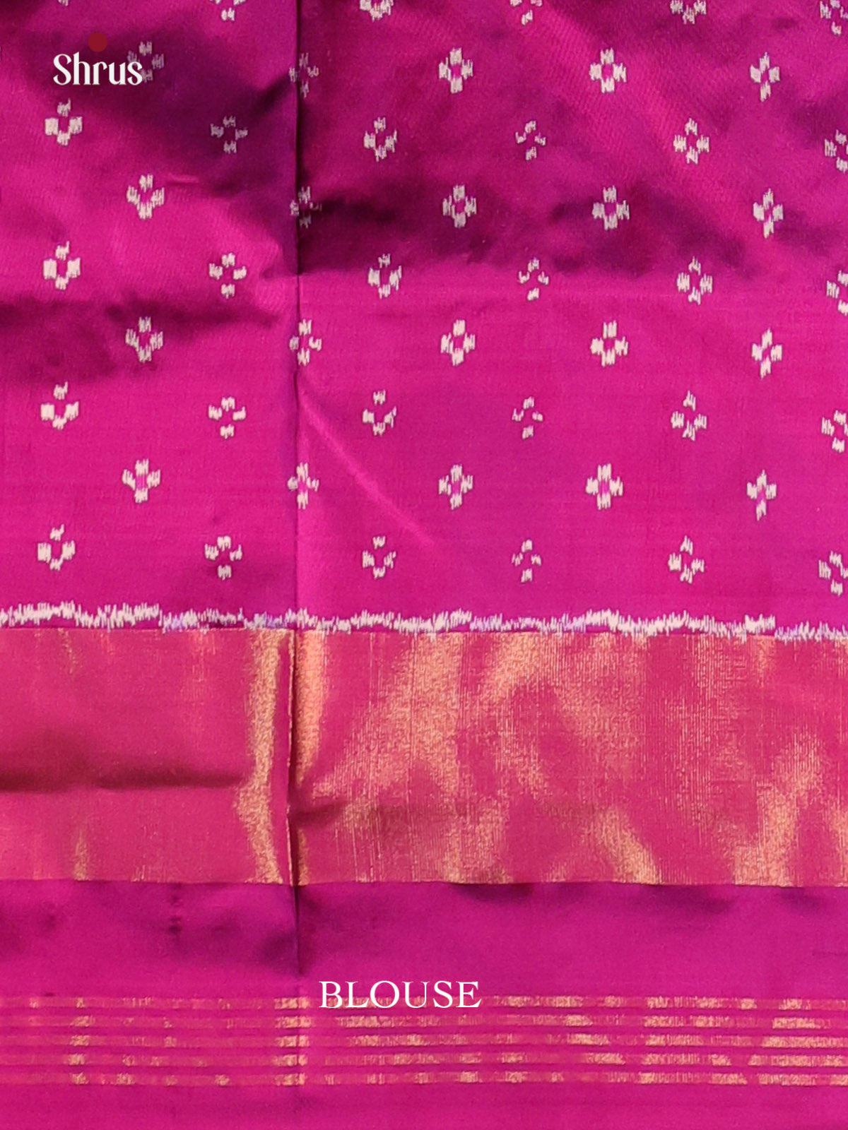 Purple(Single Tone) - Ikkat Silk Saree - Shop on Shrus.com