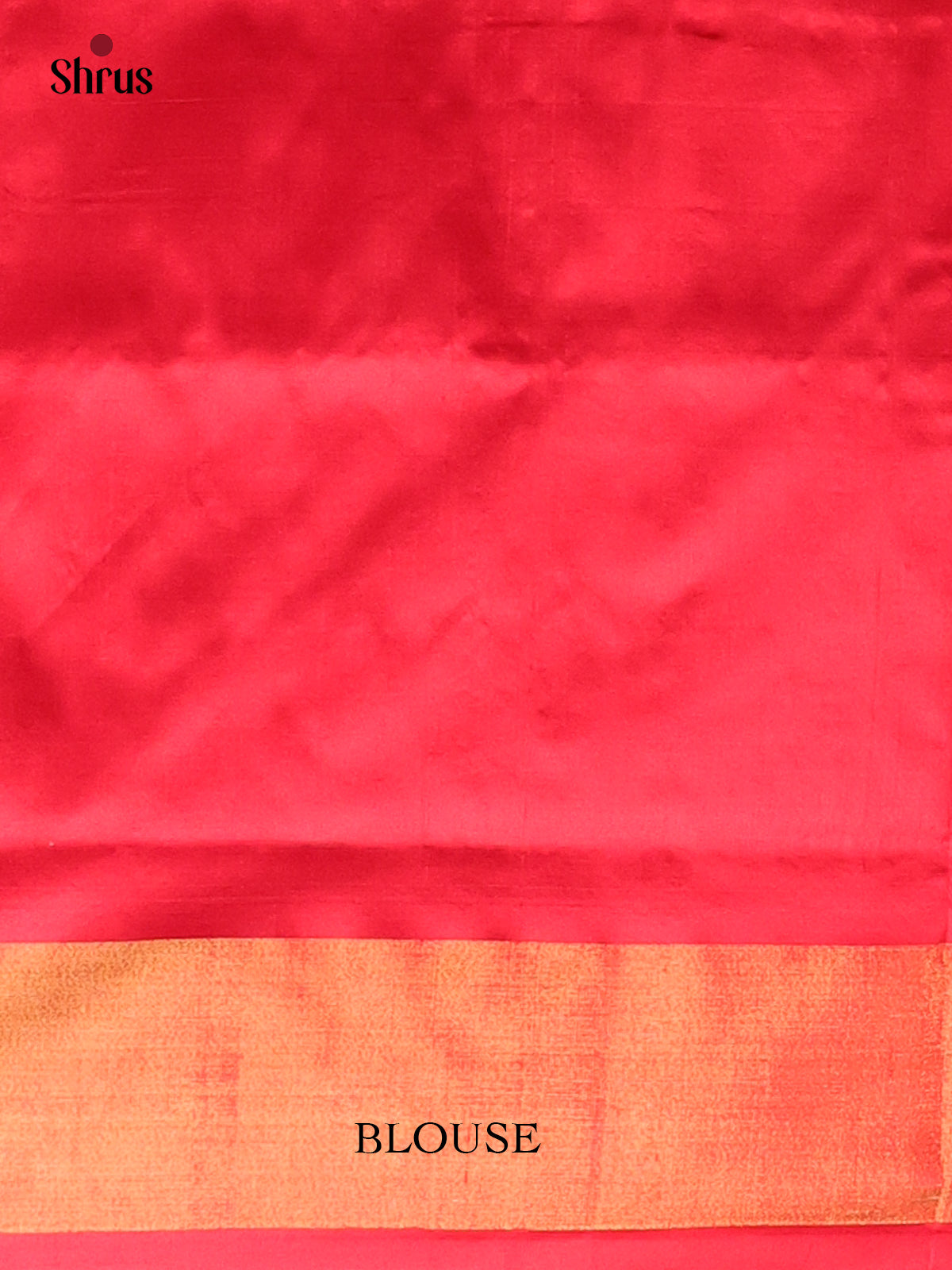 Grey & Red - Ikkat Silk Saree - Shop on Shrus.com