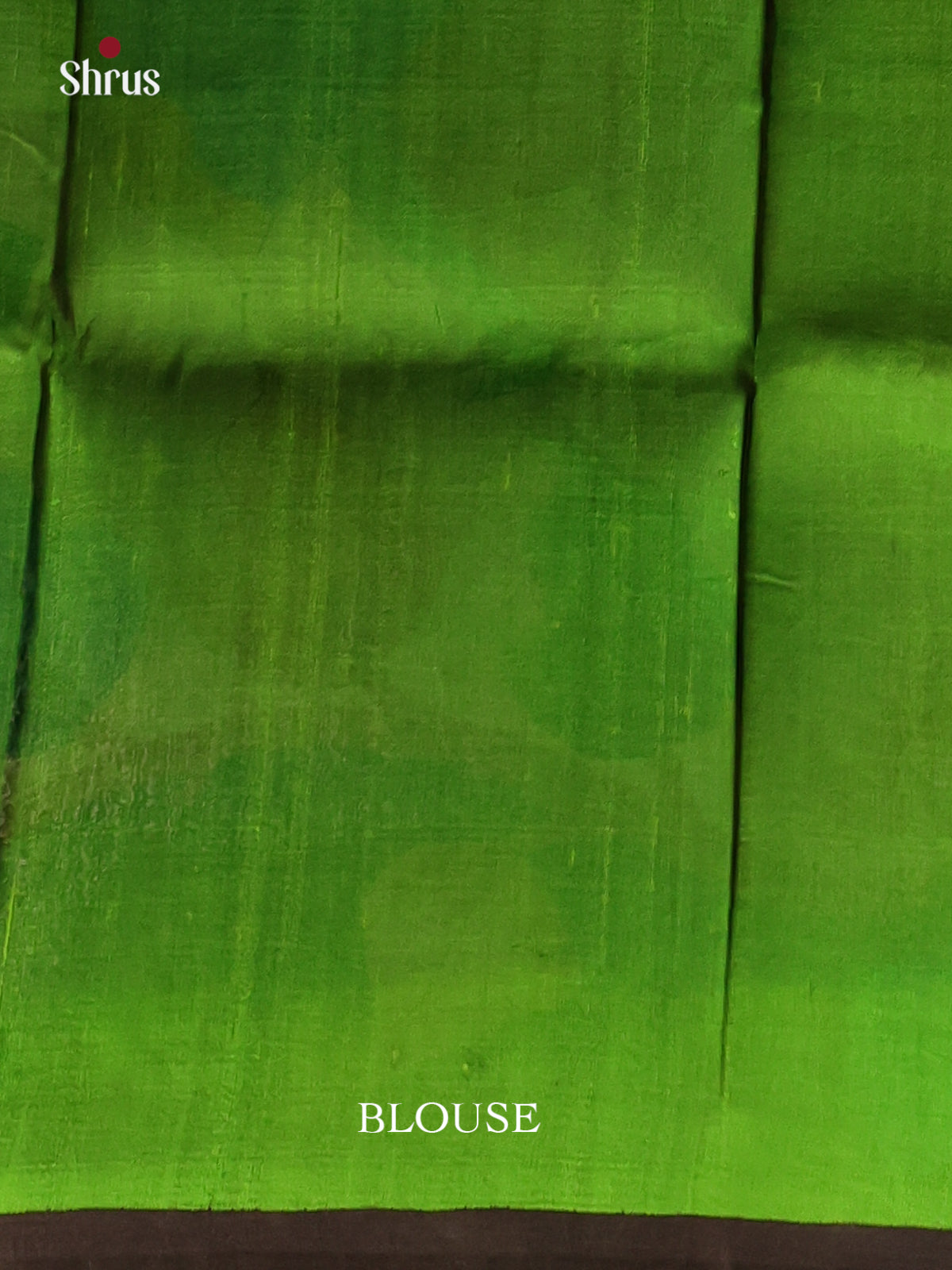 Orange & Green - Murshidabad Silk Saree-2