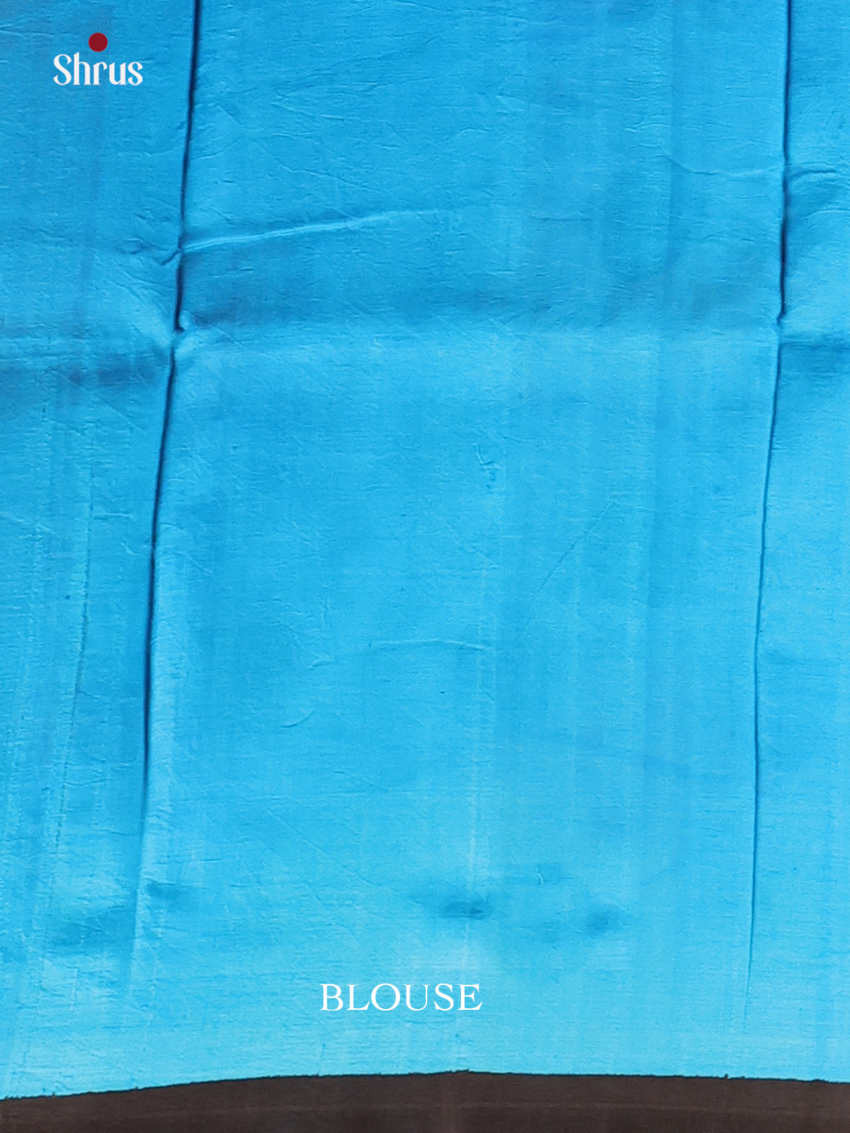 Orange & Blue - Murshidabad Silk Saree-2