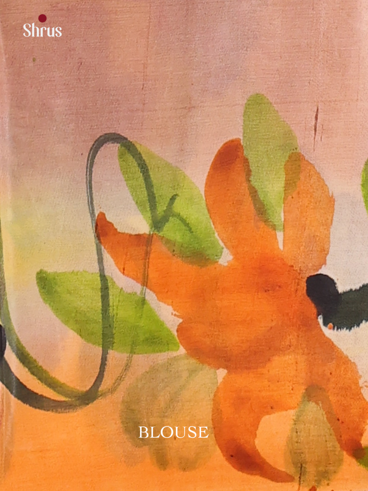 Brown - Murshidabad Tussar Silk Saree - Shop on Shrus.com