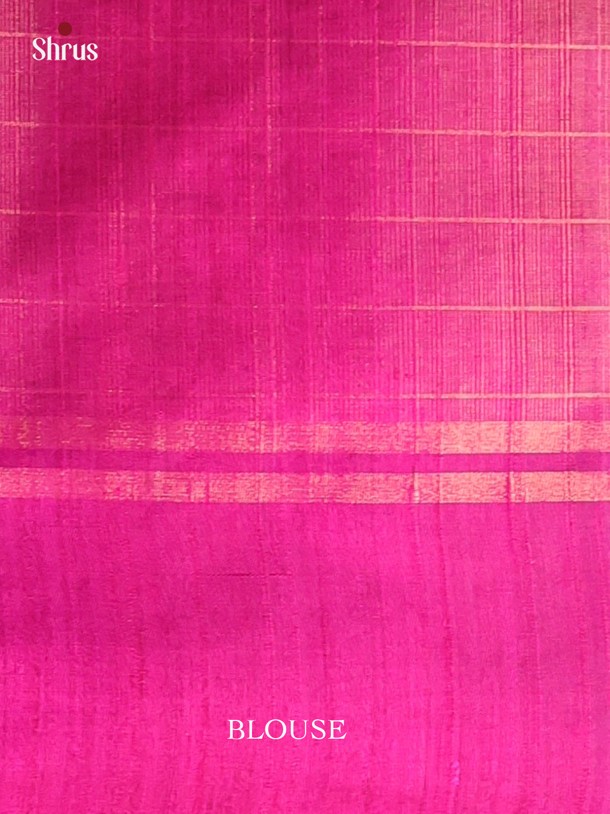 Green & Majenta - Raw Silk Saree - Shop on Shrus.com