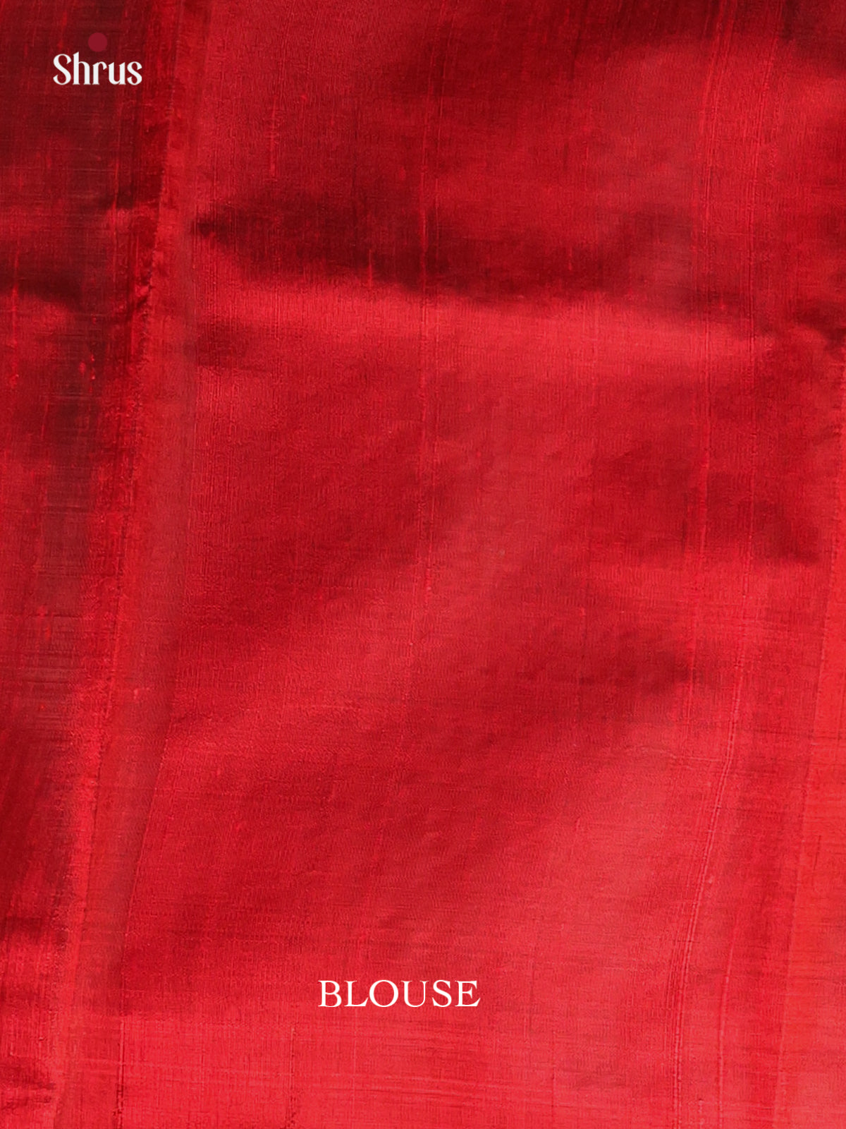 Black & Red - Raw Silk Saree - Shop on Shrus.com
