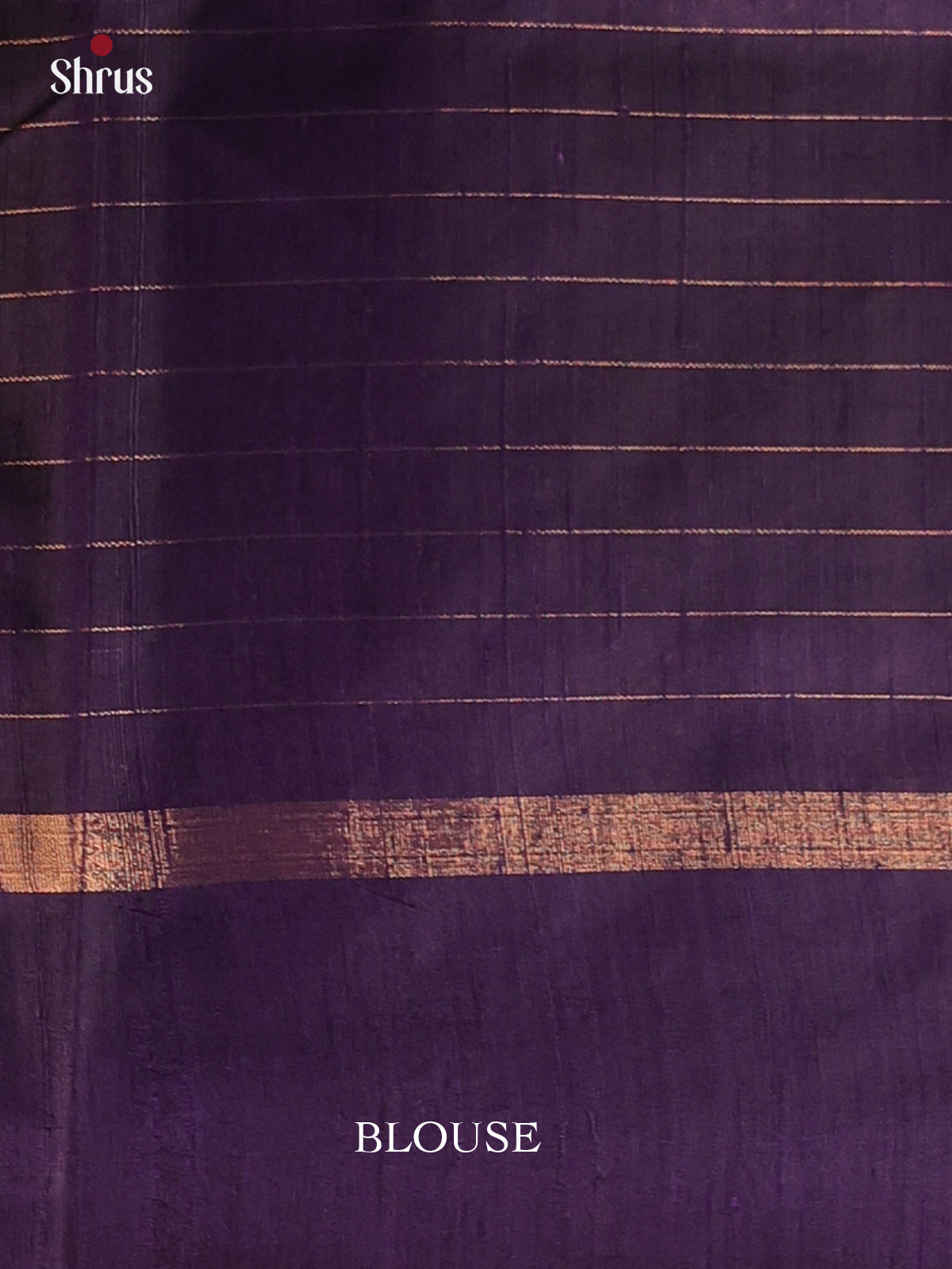 Red & Blue - Raw Silk Saree - Shop on Shrus.com