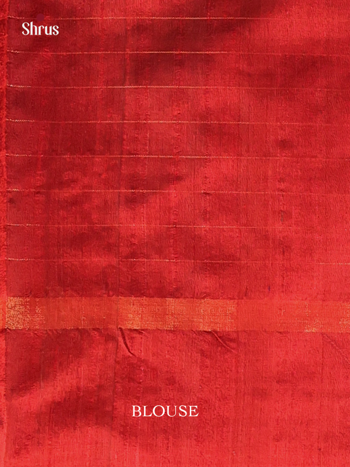 Green & Red - Raw Silk Saree - Shop on Shrus.com