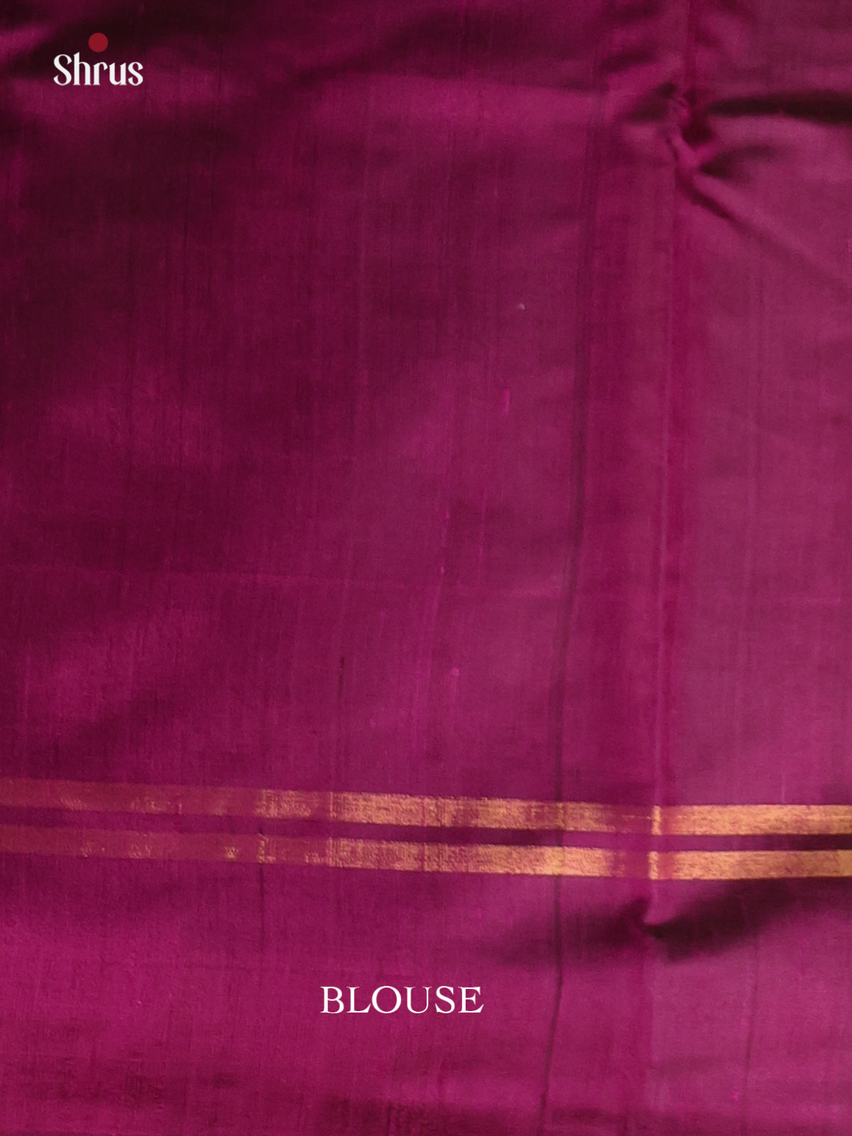 Mustardy Green & Purple- Raw Silk Saree - Shop on Shrus.com