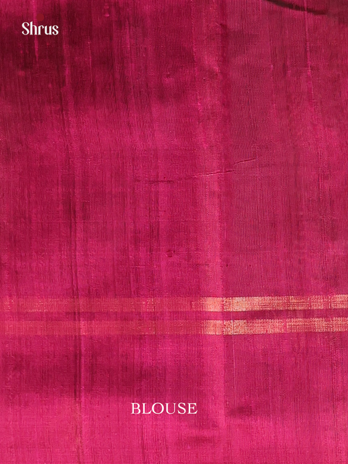 Green & Maroon - Raw Silk Saree - Shop on Shrus.com